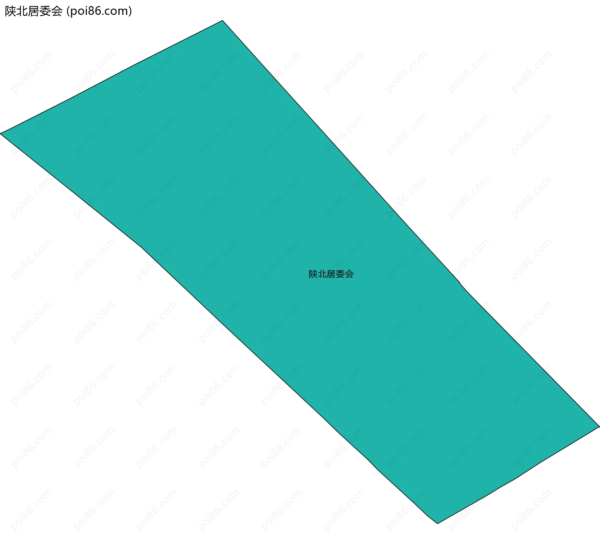 陕北居委会边界地图