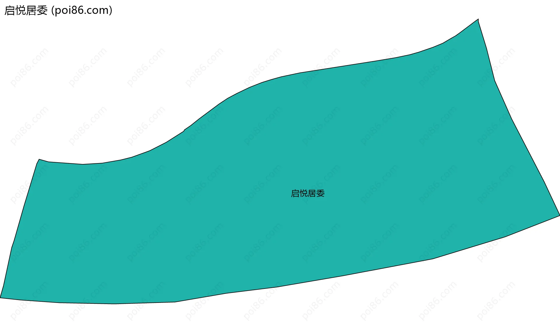 启悦居委边界地图