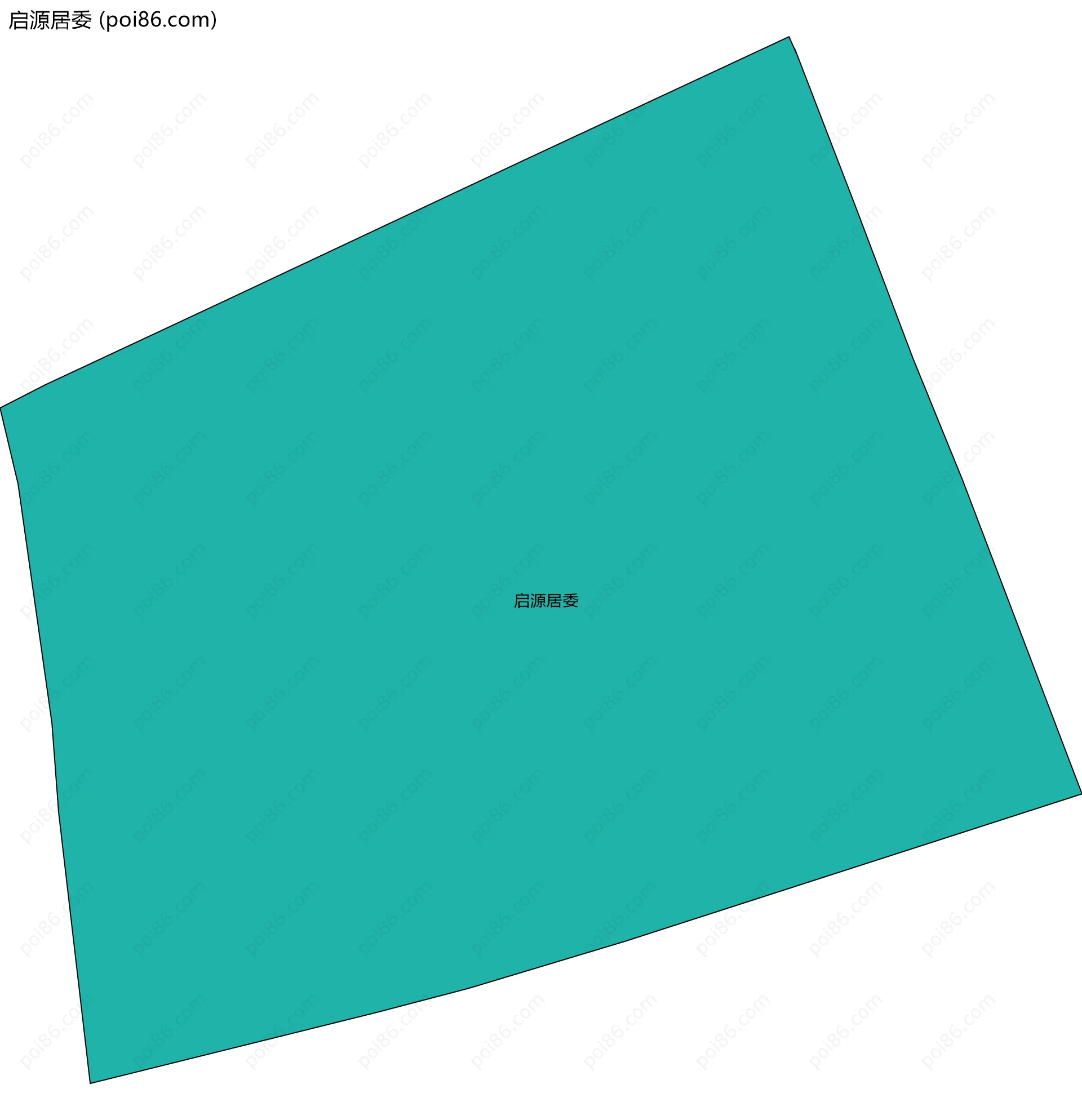 启源居委边界地图