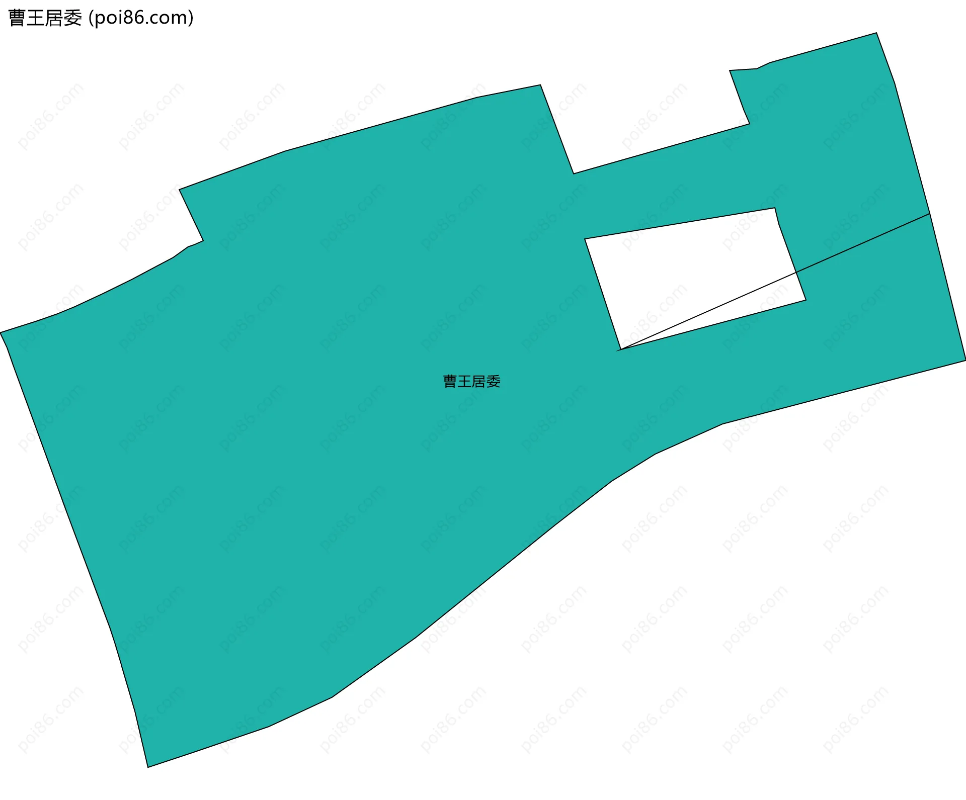 曹王居委边界地图