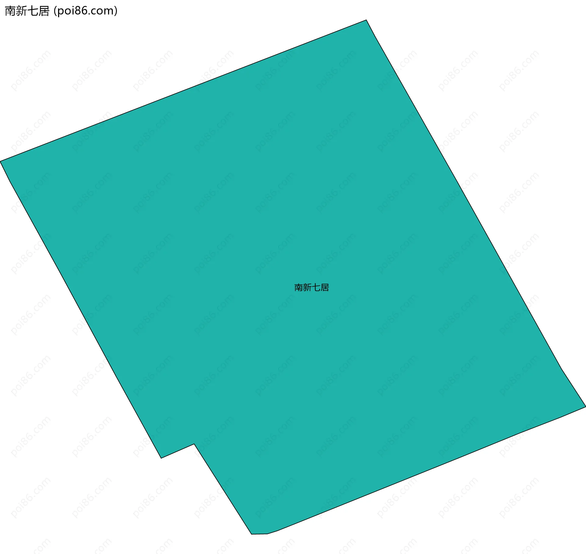 南新七居边界地图