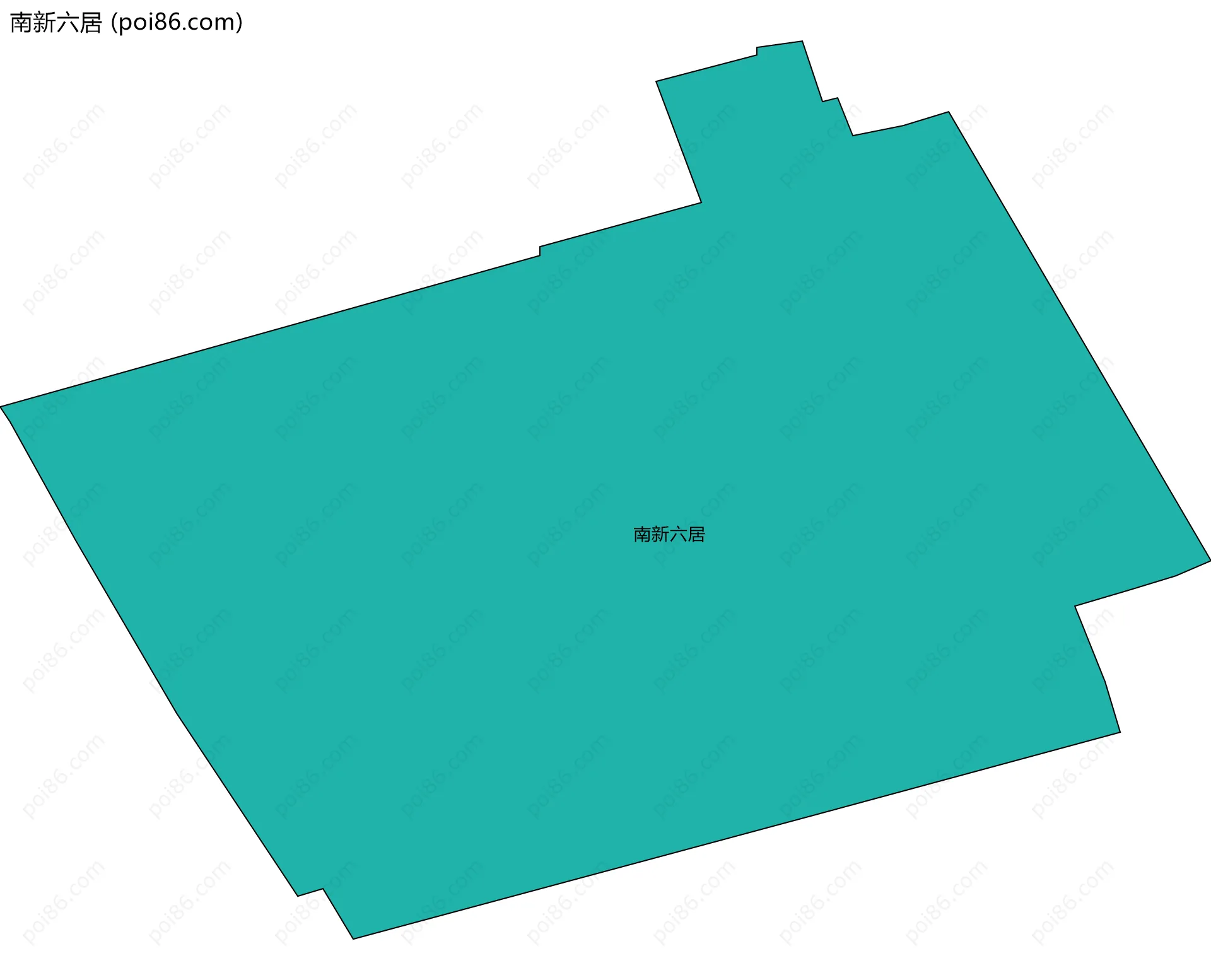 南新六居边界地图