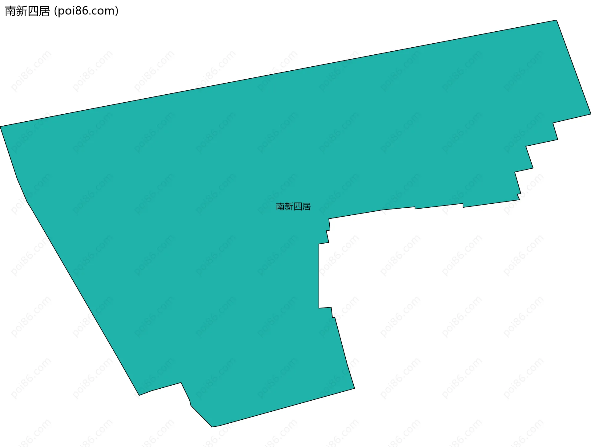 南新四居边界地图