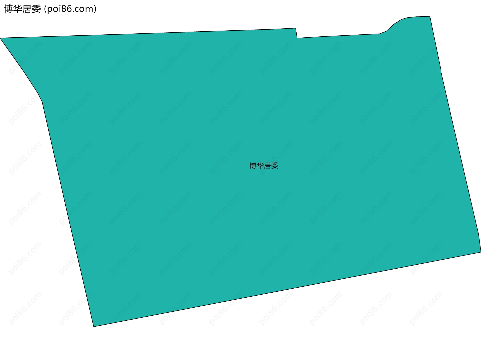 博华居委边界地图