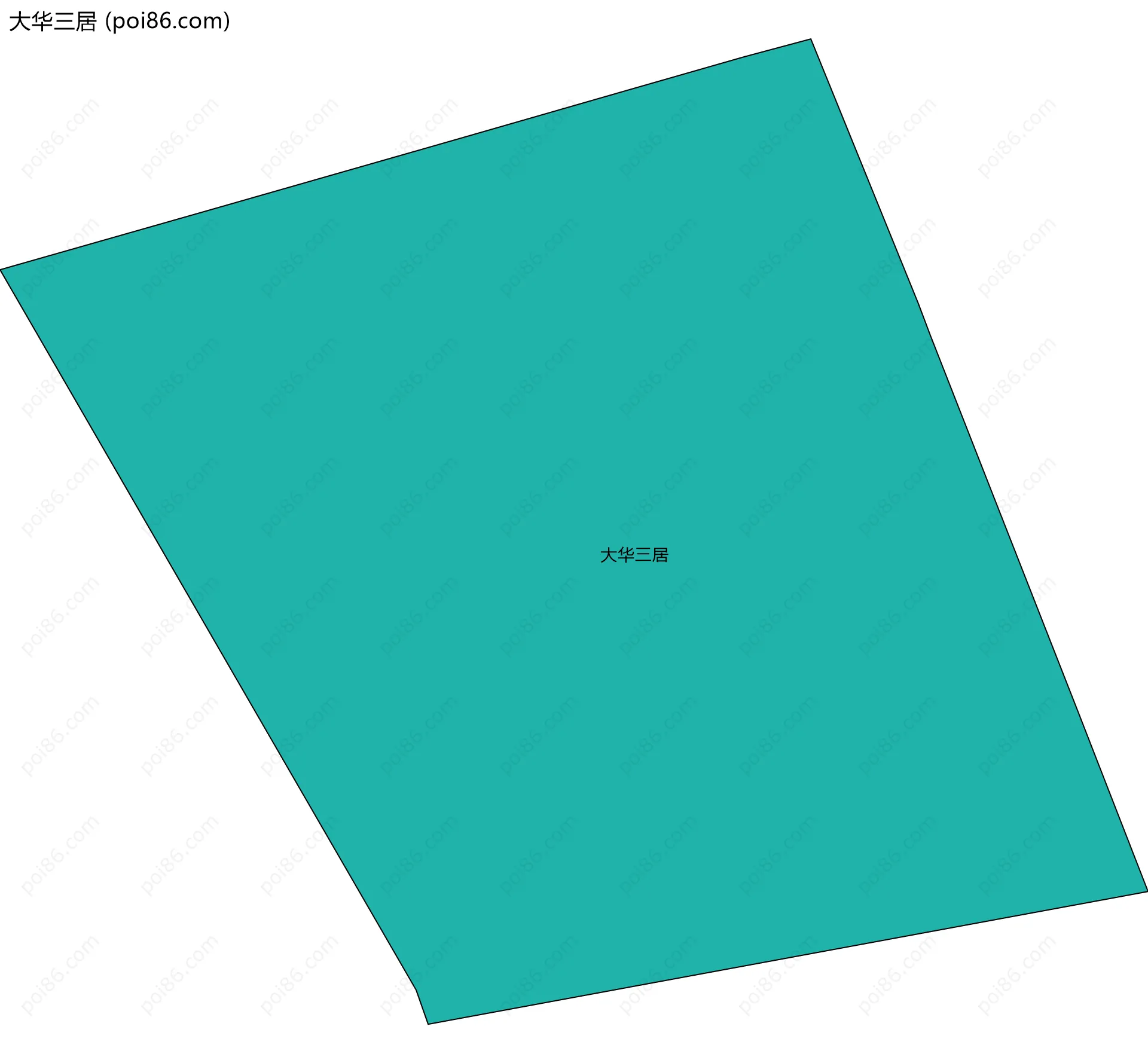 大华三居边界地图