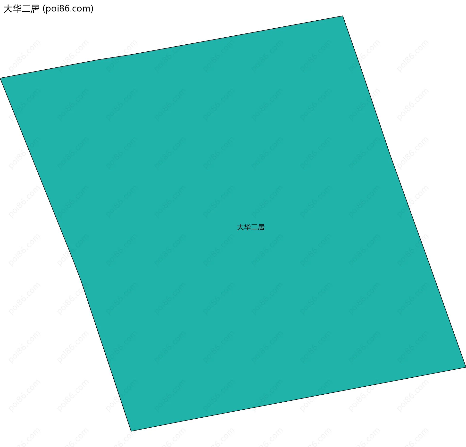 大华二居边界地图