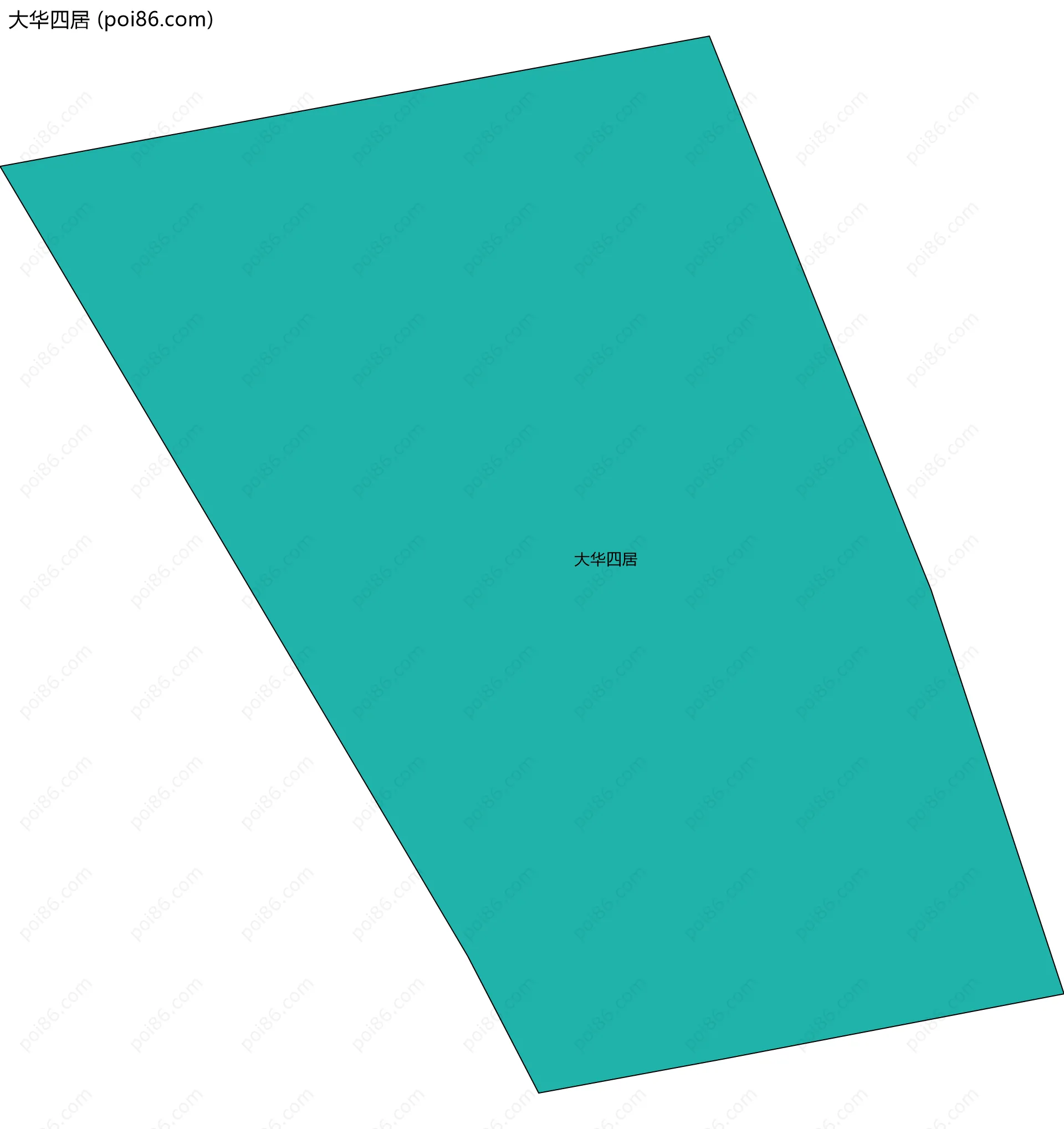 大华四居边界地图