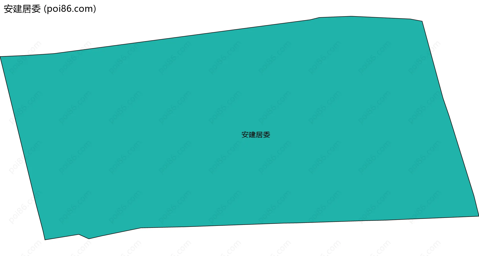 安建居委边界地图