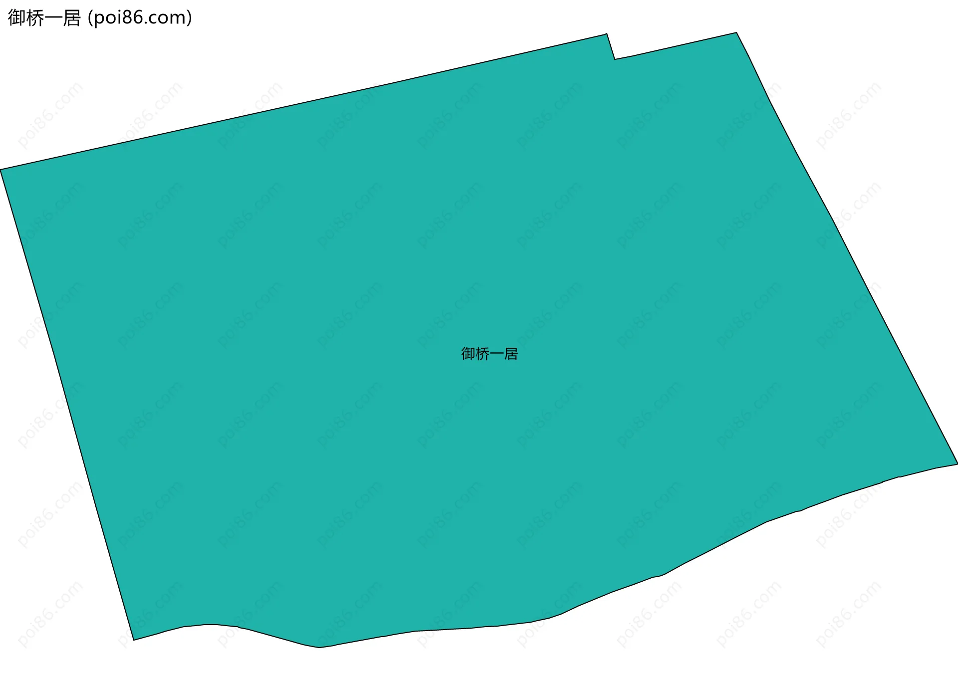 御桥一居边界地图