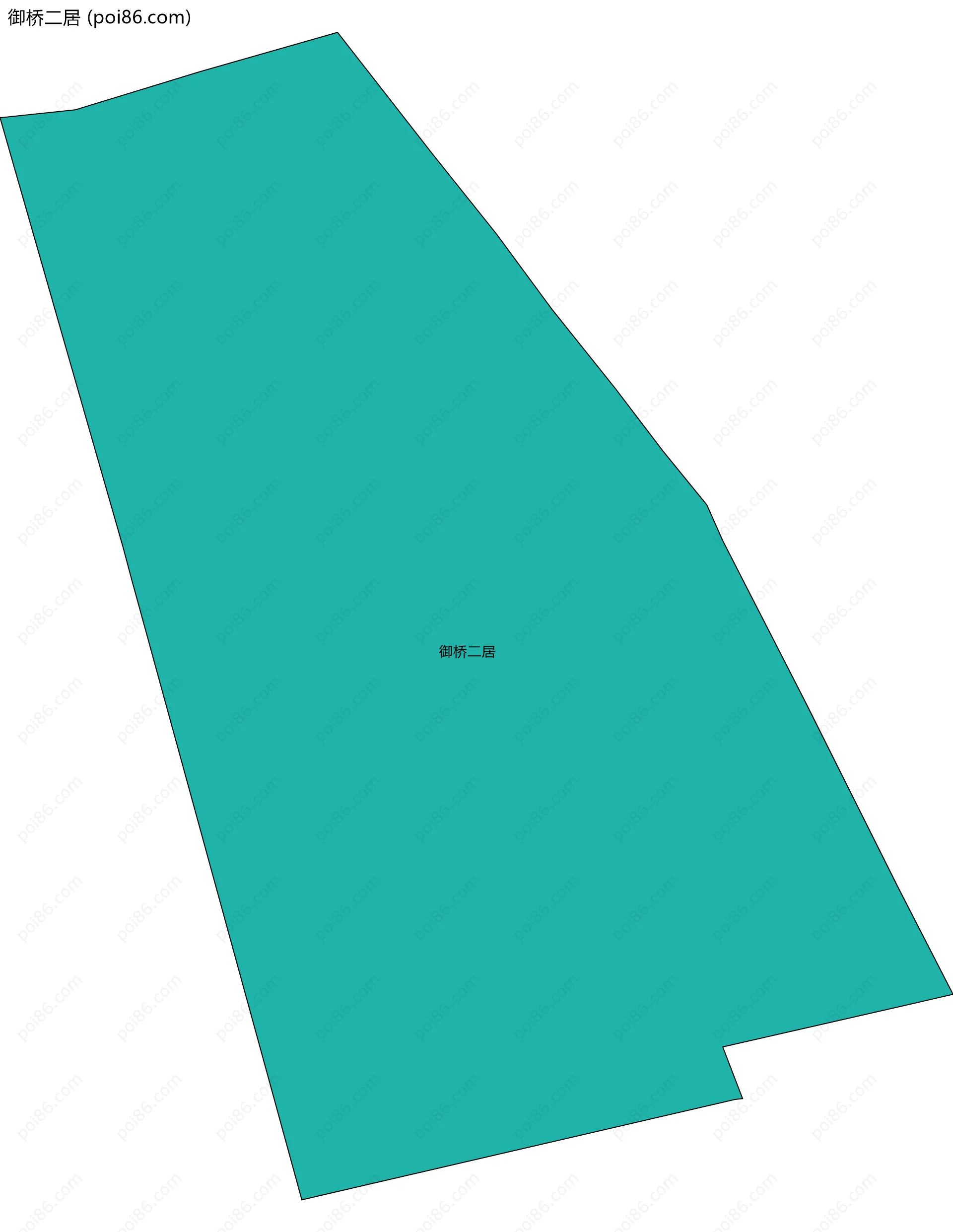 御桥二居边界地图