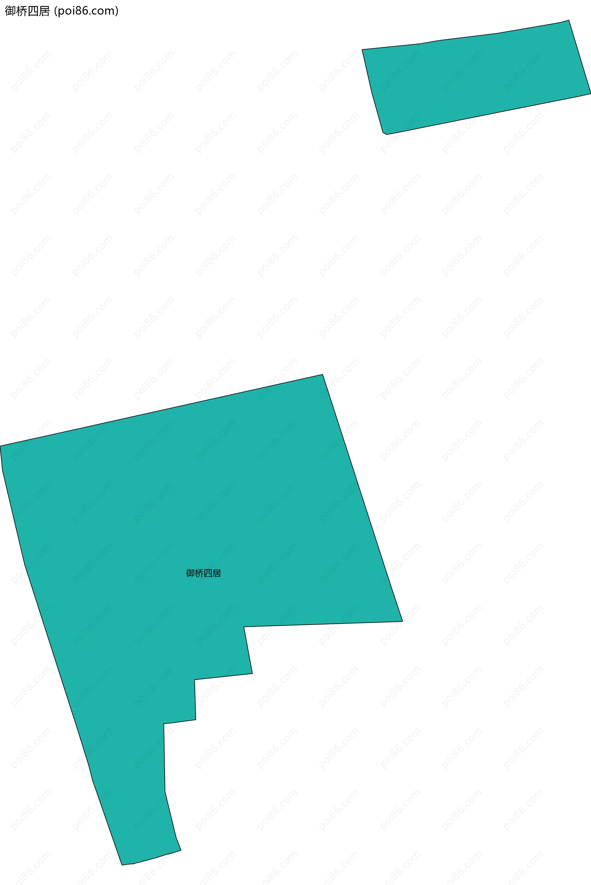 御桥四居边界地图