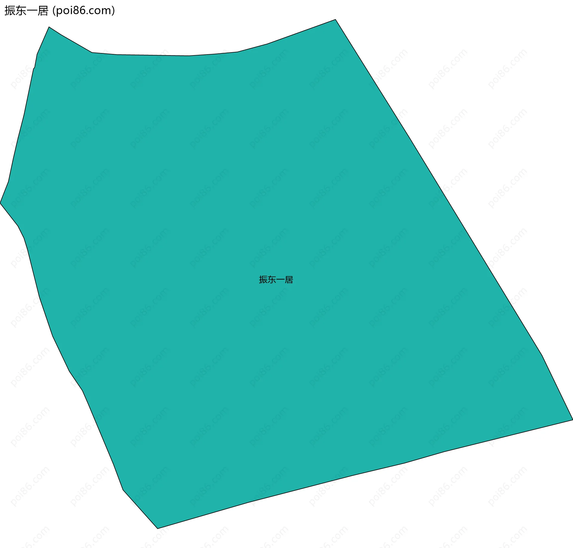 振东一居边界地图