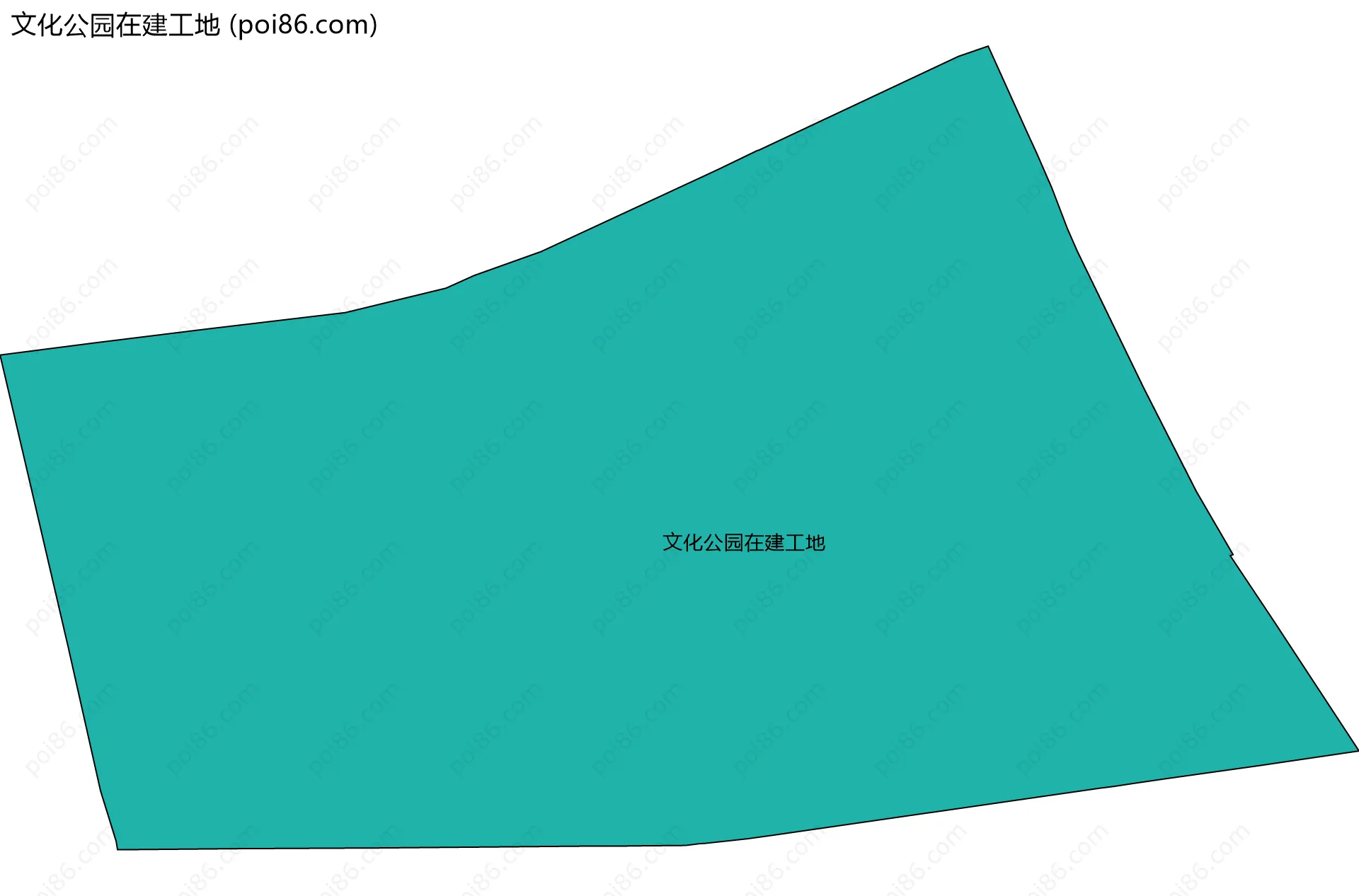 文化公园在建工地边界地图