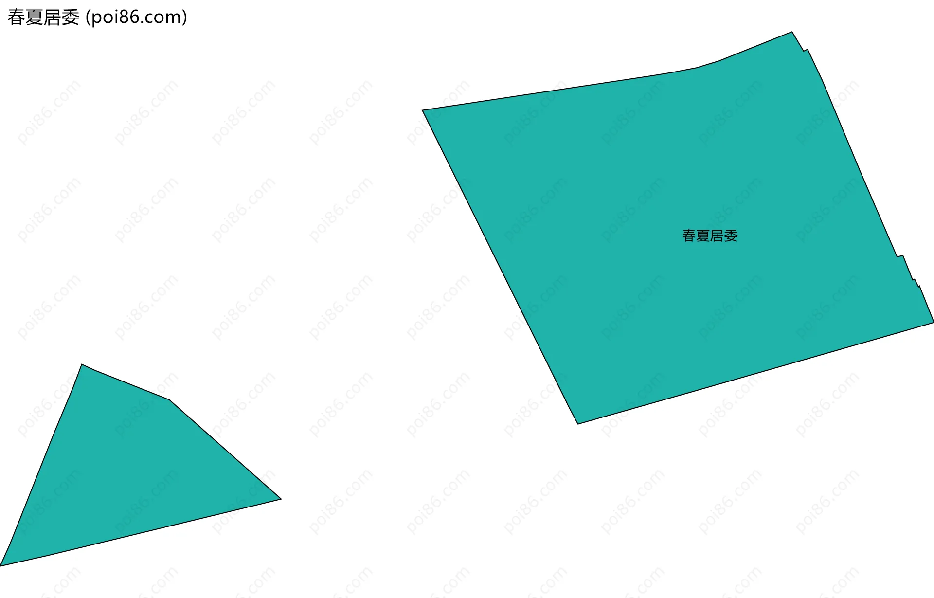 春夏居委边界地图