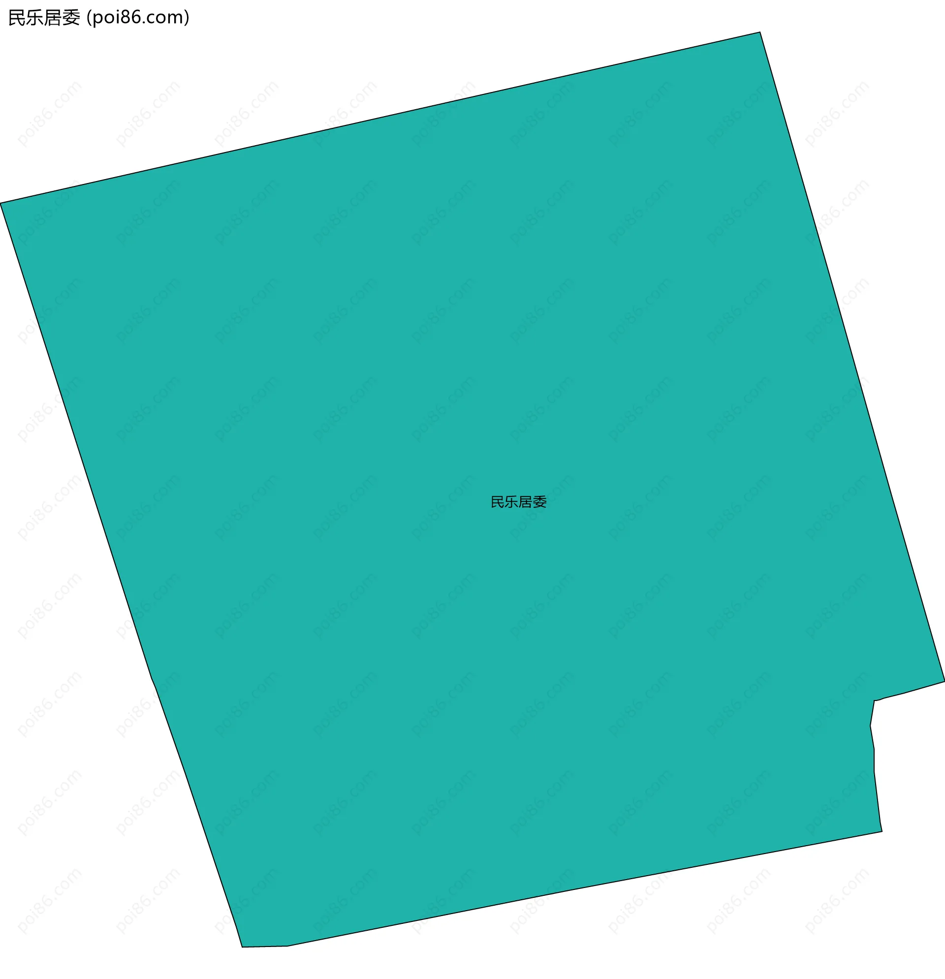 民乐居委边界地图