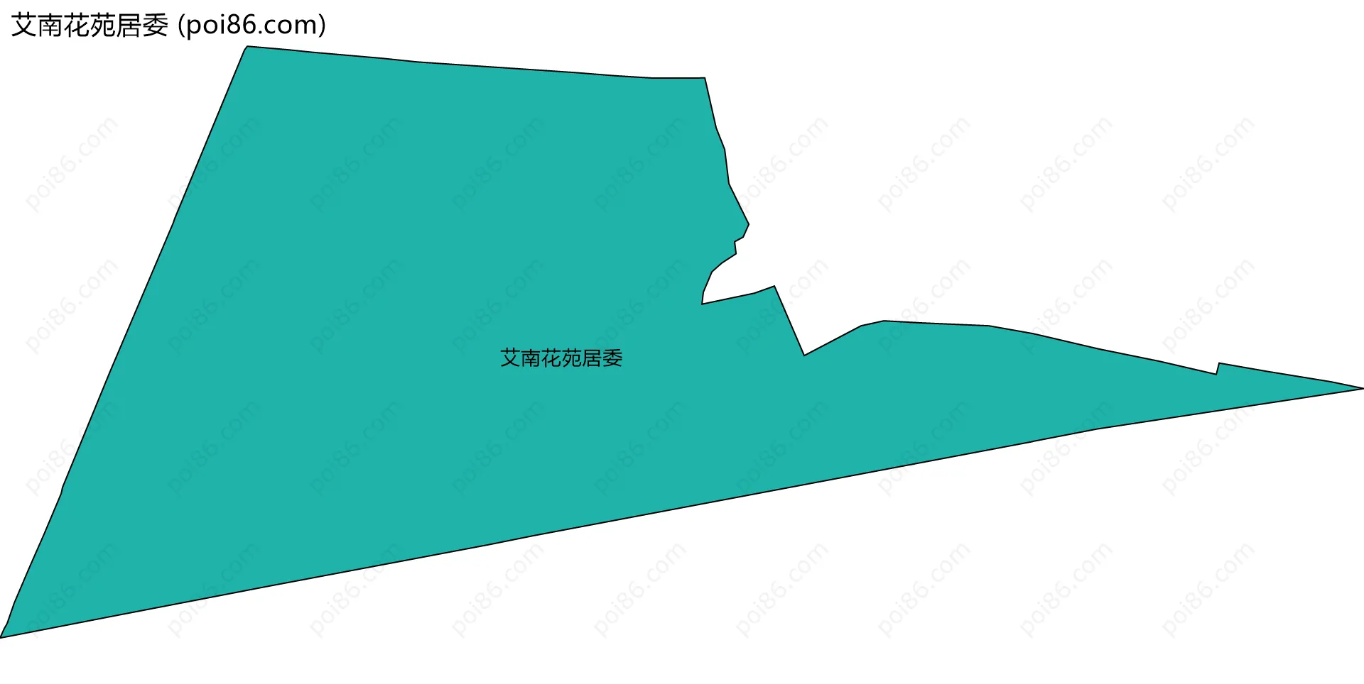 艾南花苑居委边界地图