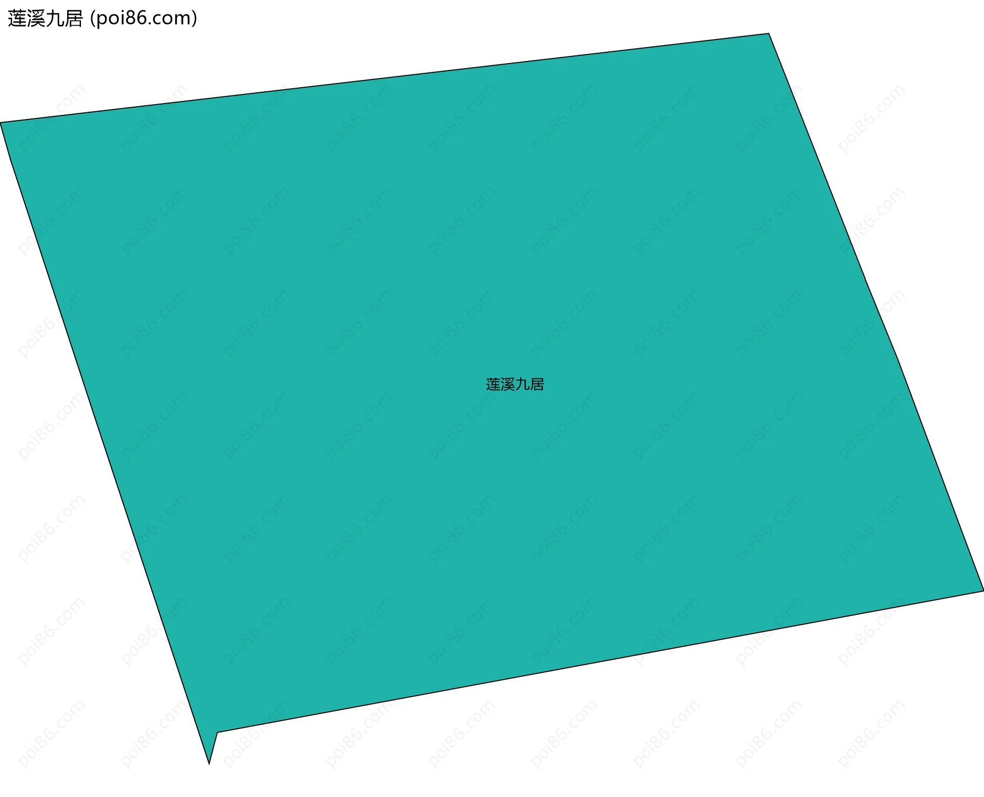 莲溪九居边界地图