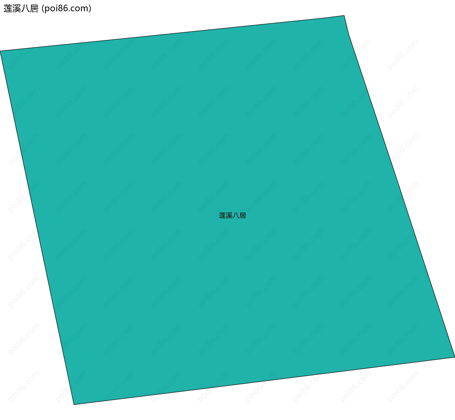 莲溪八居边界地图