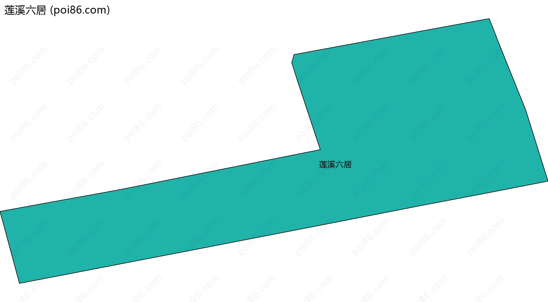 莲溪六居边界地图