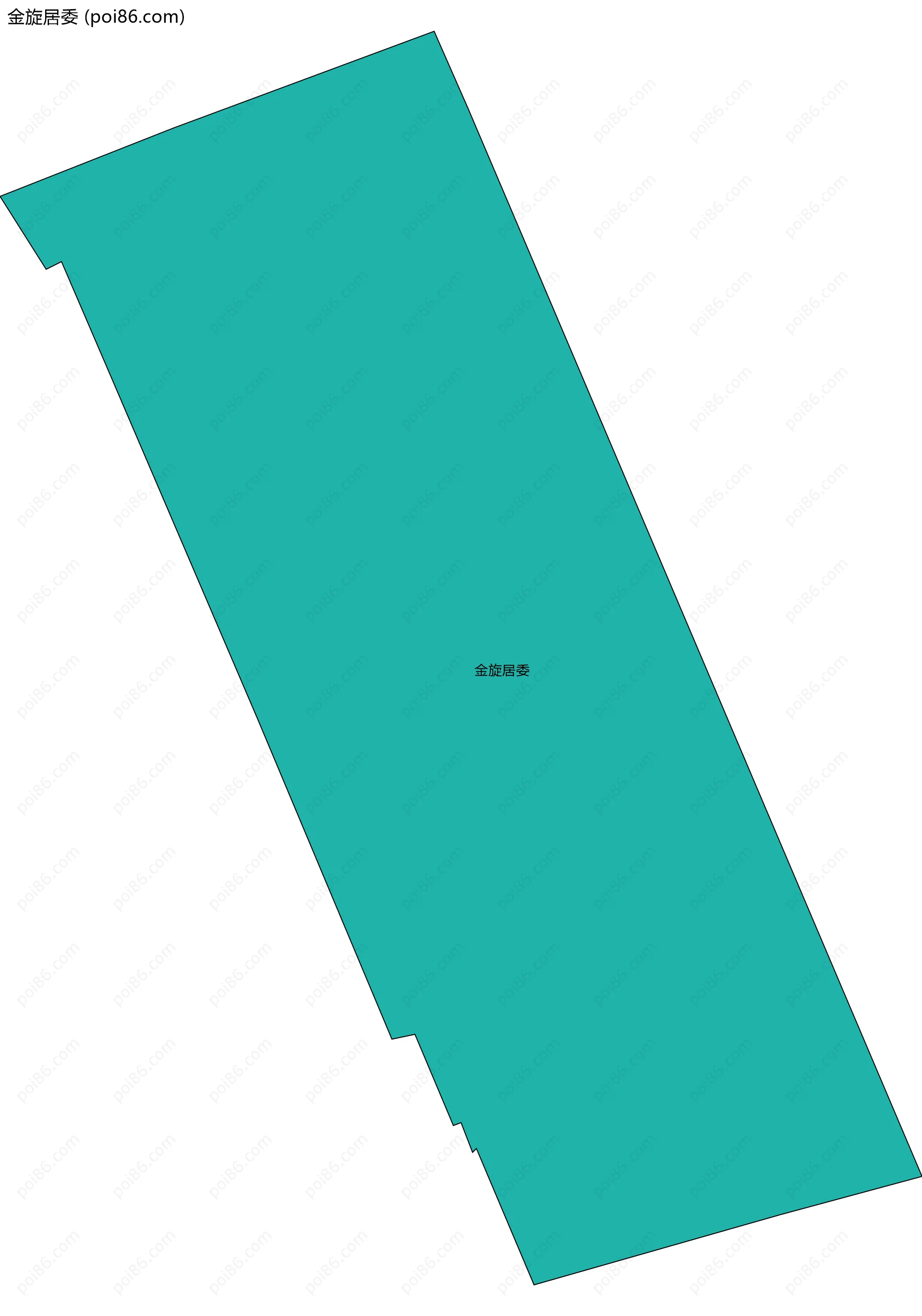 金旋居委边界地图