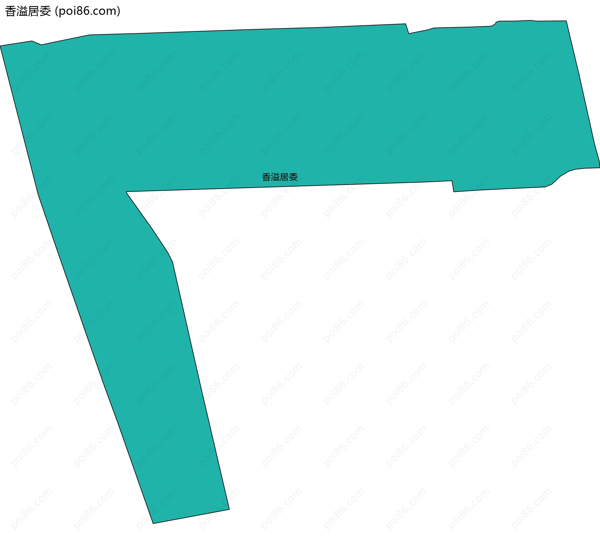 香溢居委边界地图