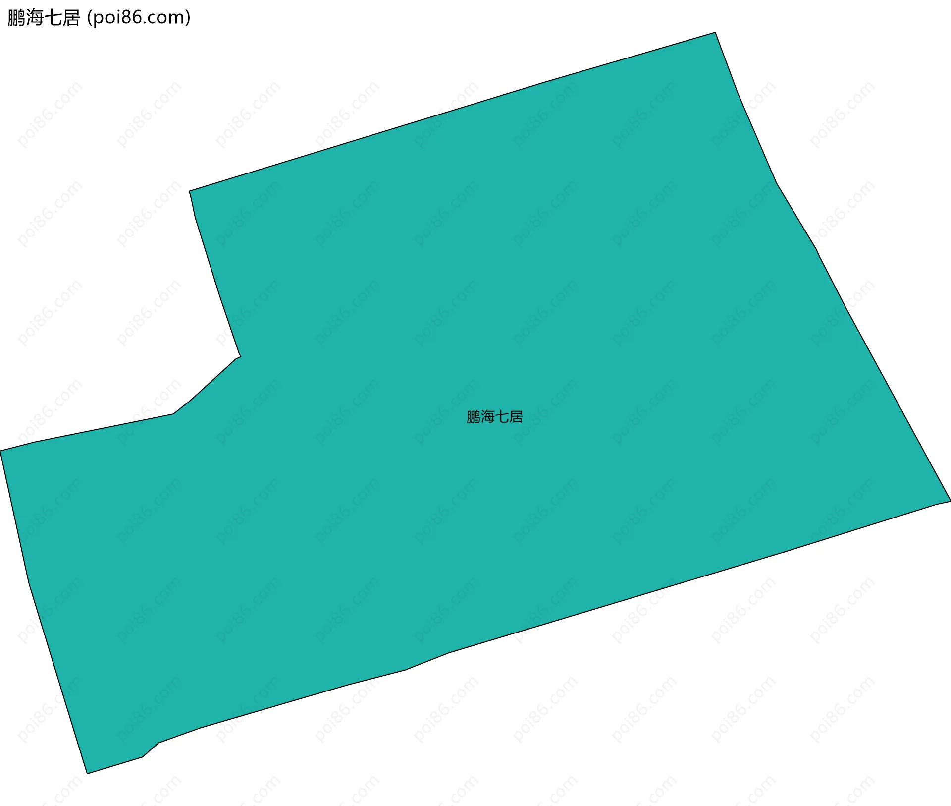 鹏海七居边界地图
