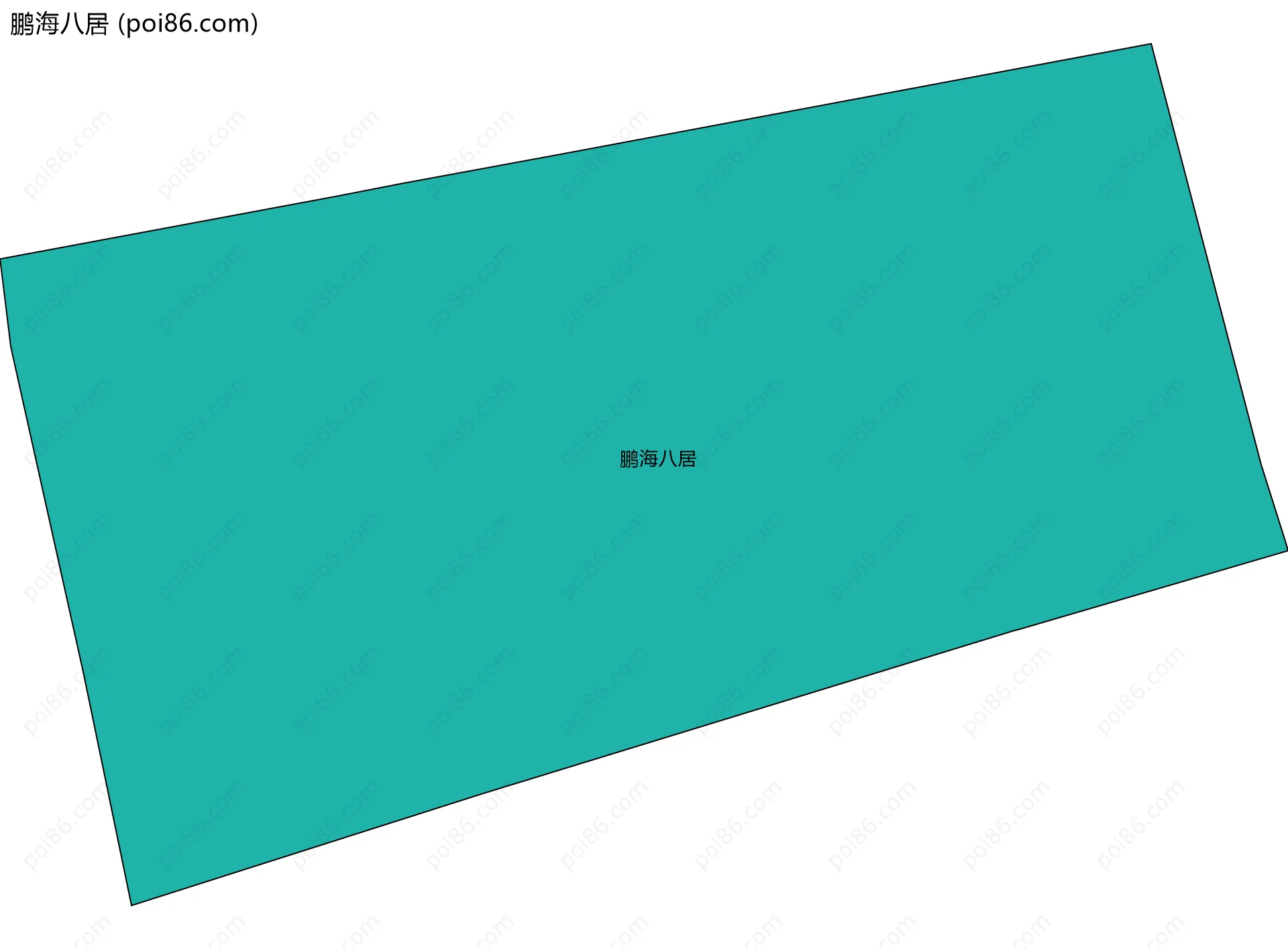鹏海八居边界地图