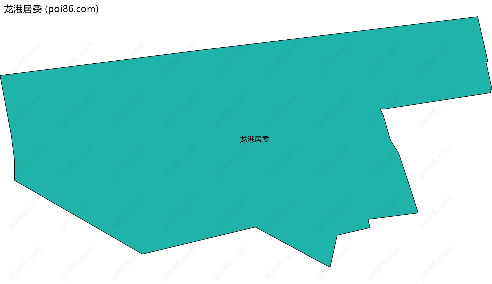 龙港居委边界地图