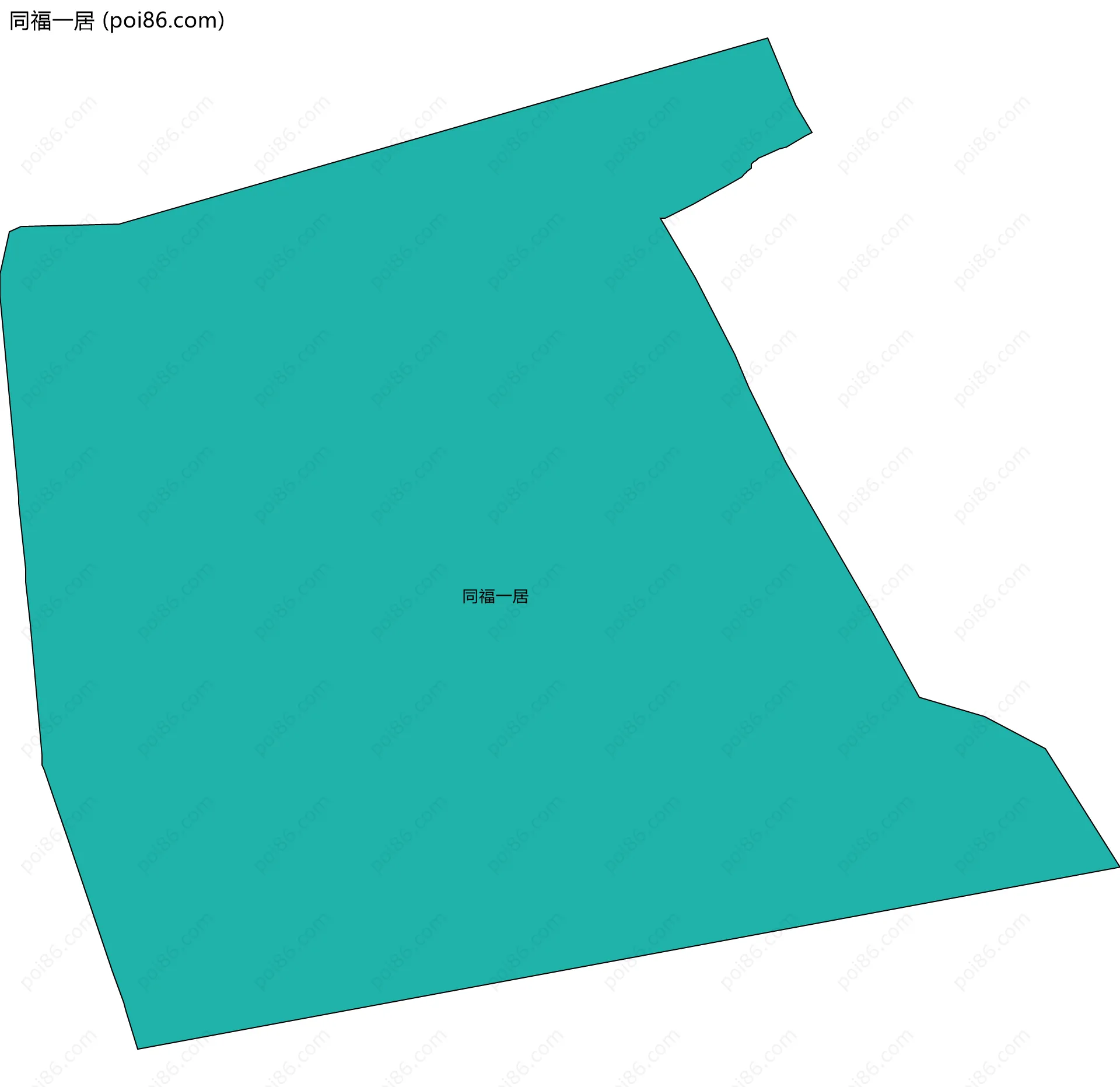 同福一居边界地图