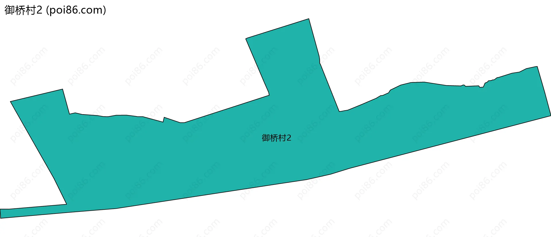 御桥村2边界地图