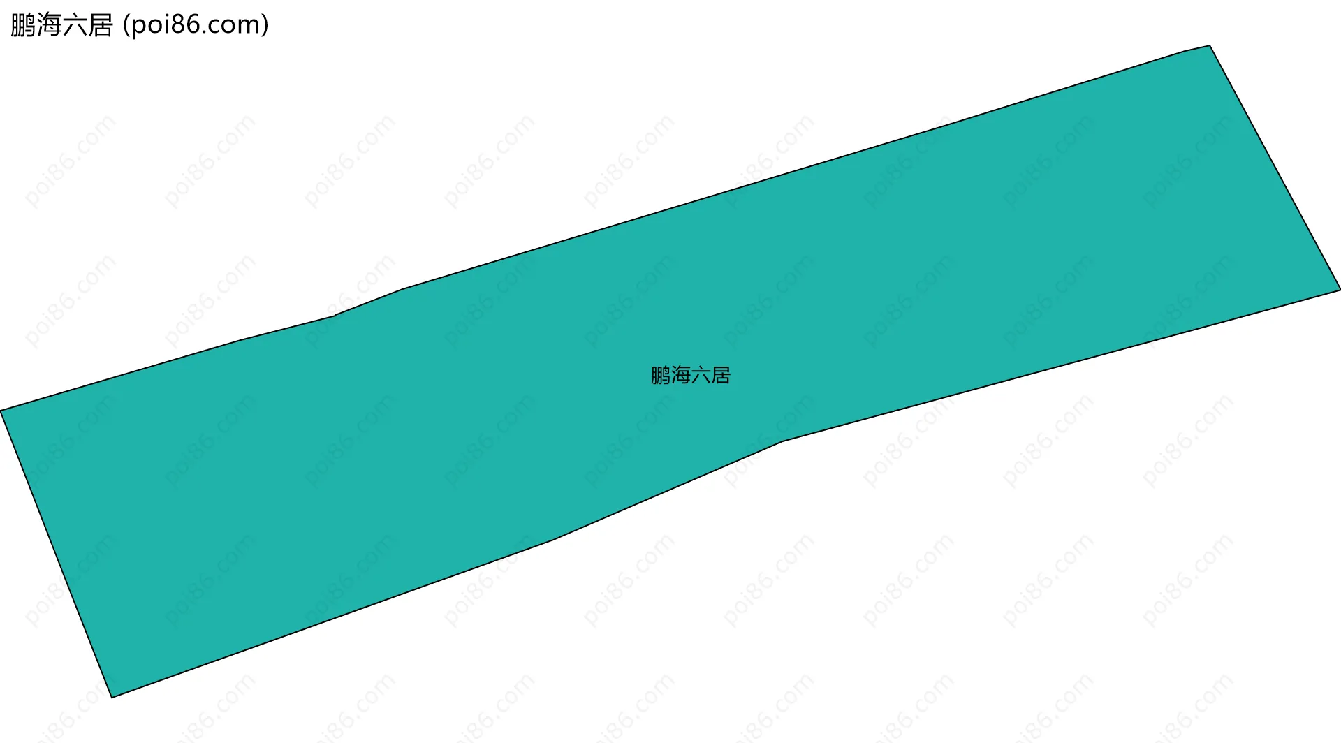 鹏海六居边界地图