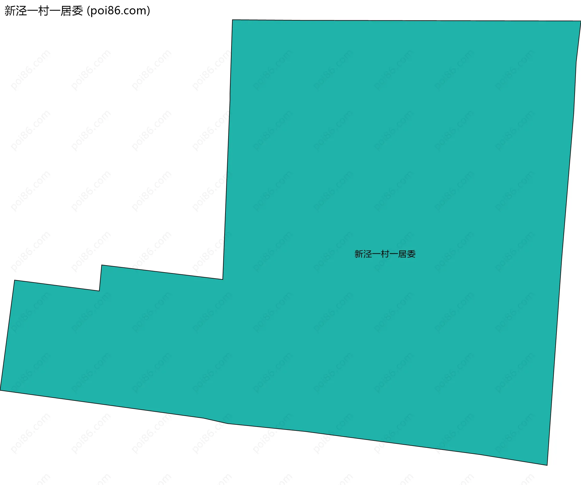 新泾一村一居委边界地图