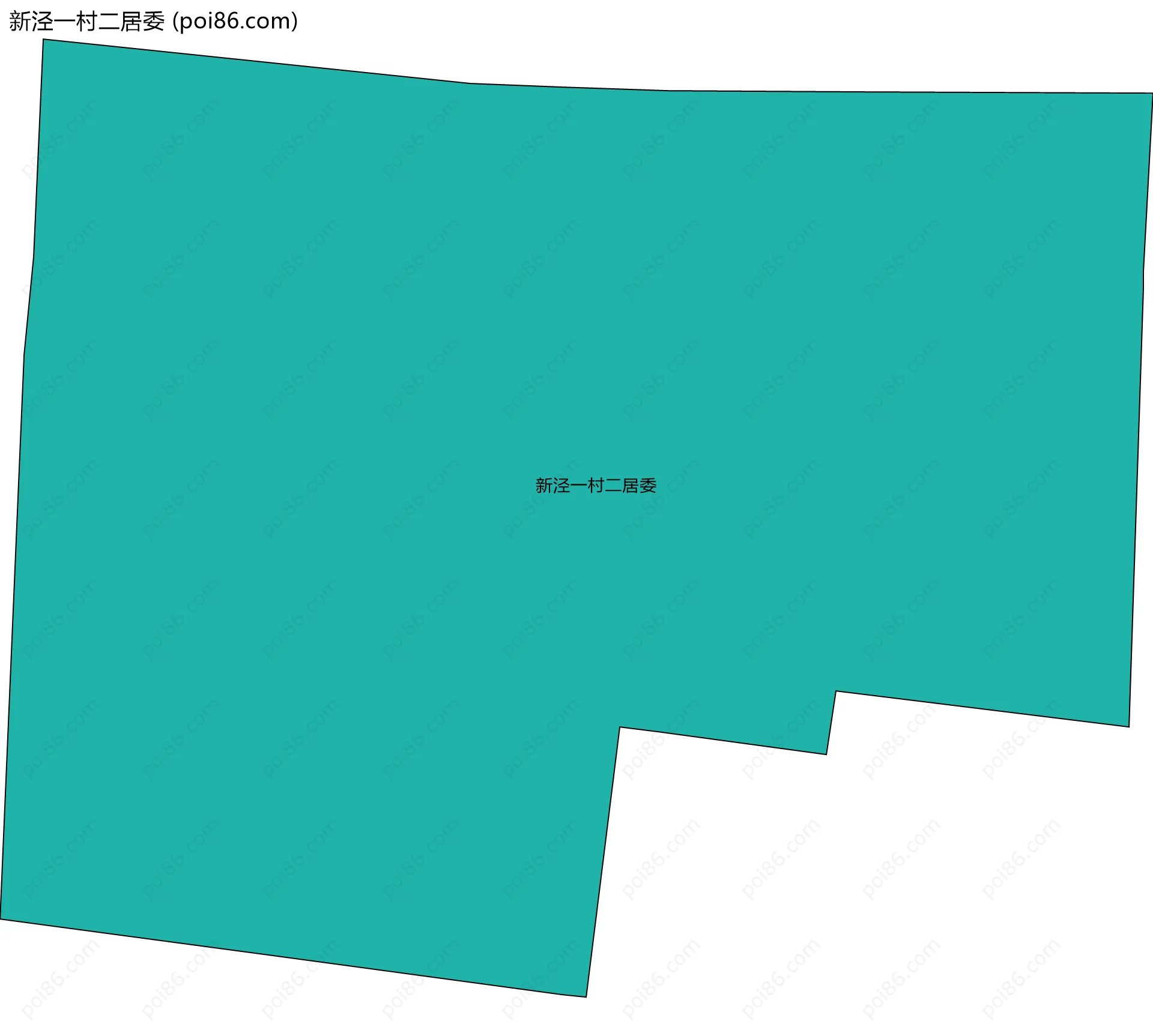新泾一村二居委边界地图