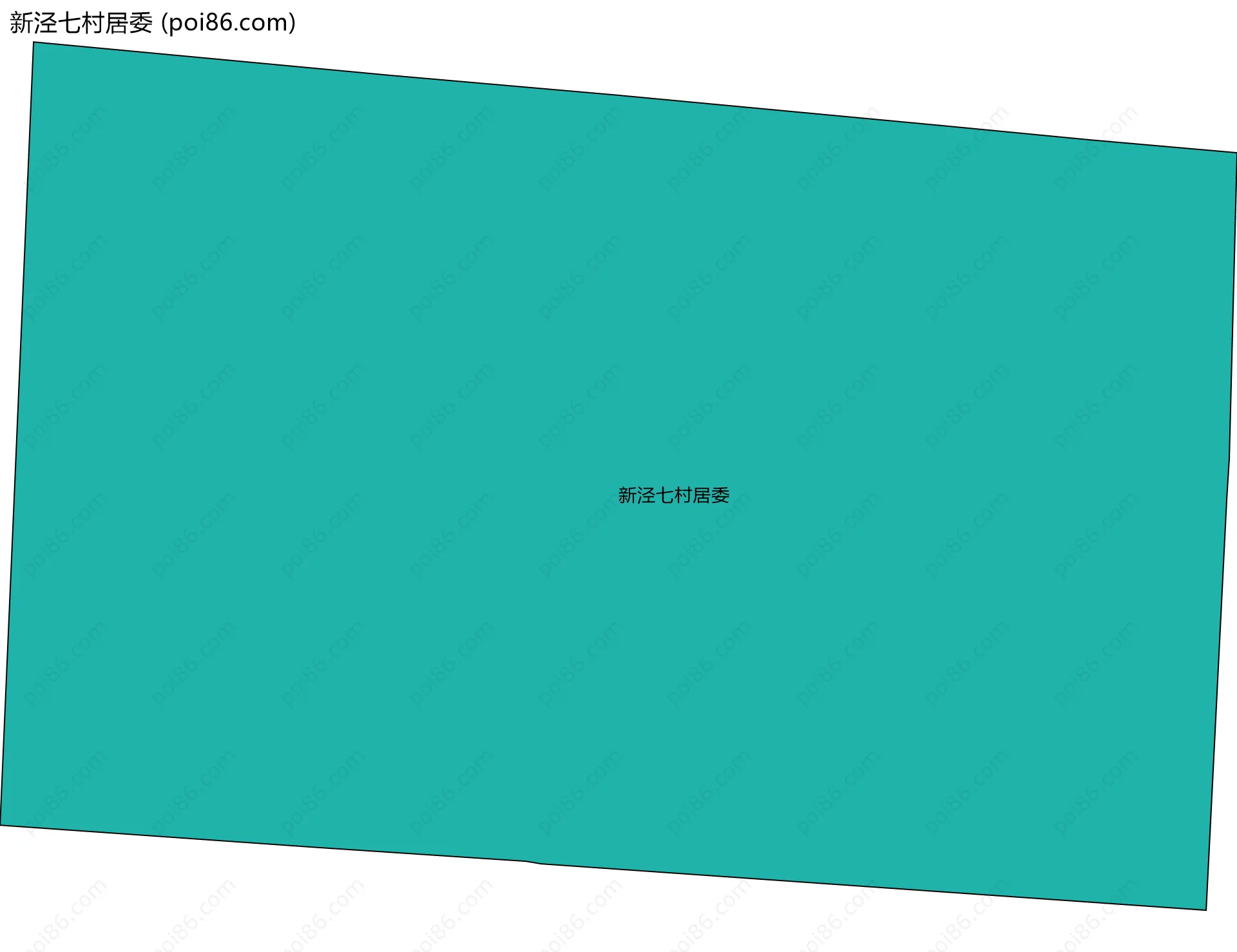 新泾七村居委边界地图