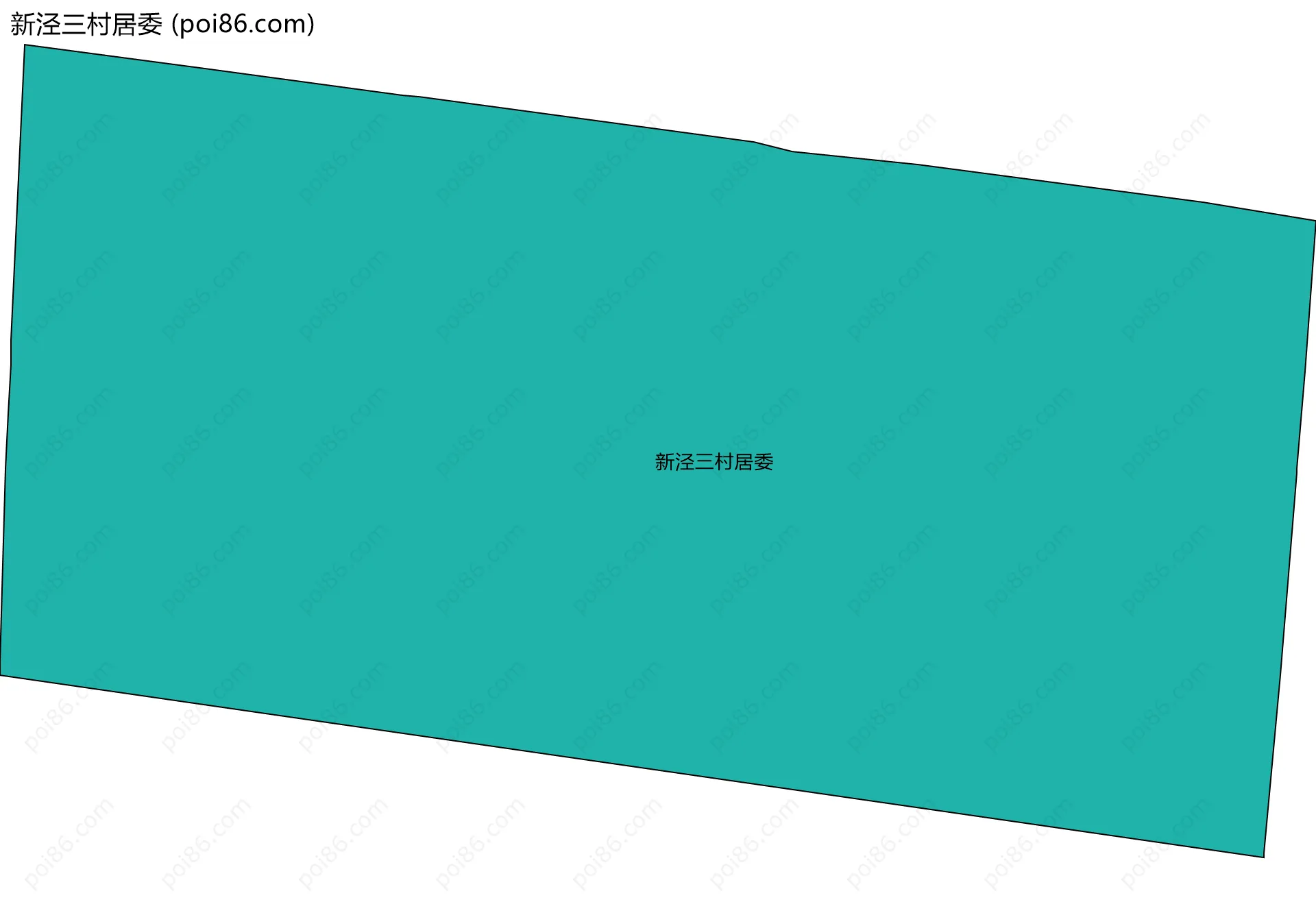 新泾三村居委边界地图