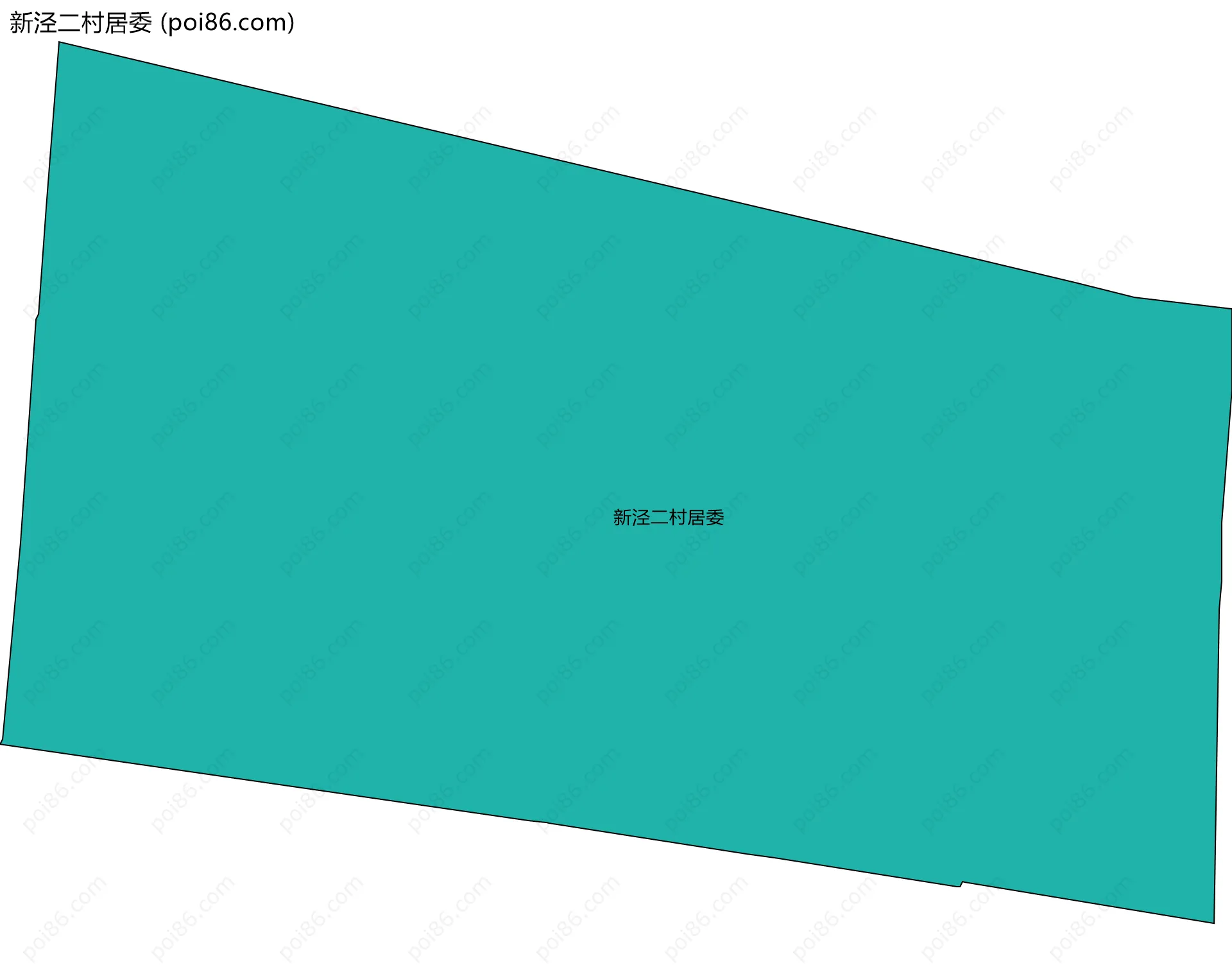 新泾二村居委边界地图