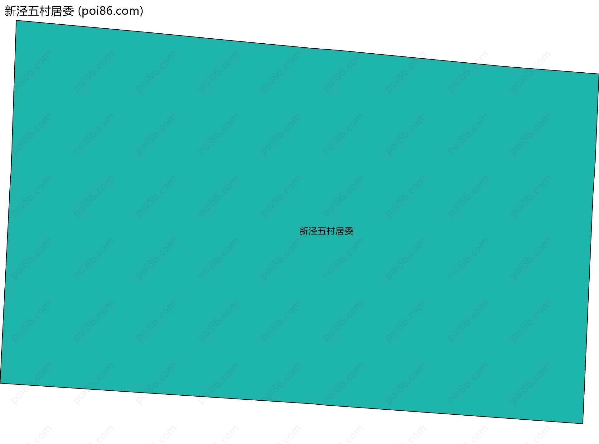 新泾五村居委边界地图