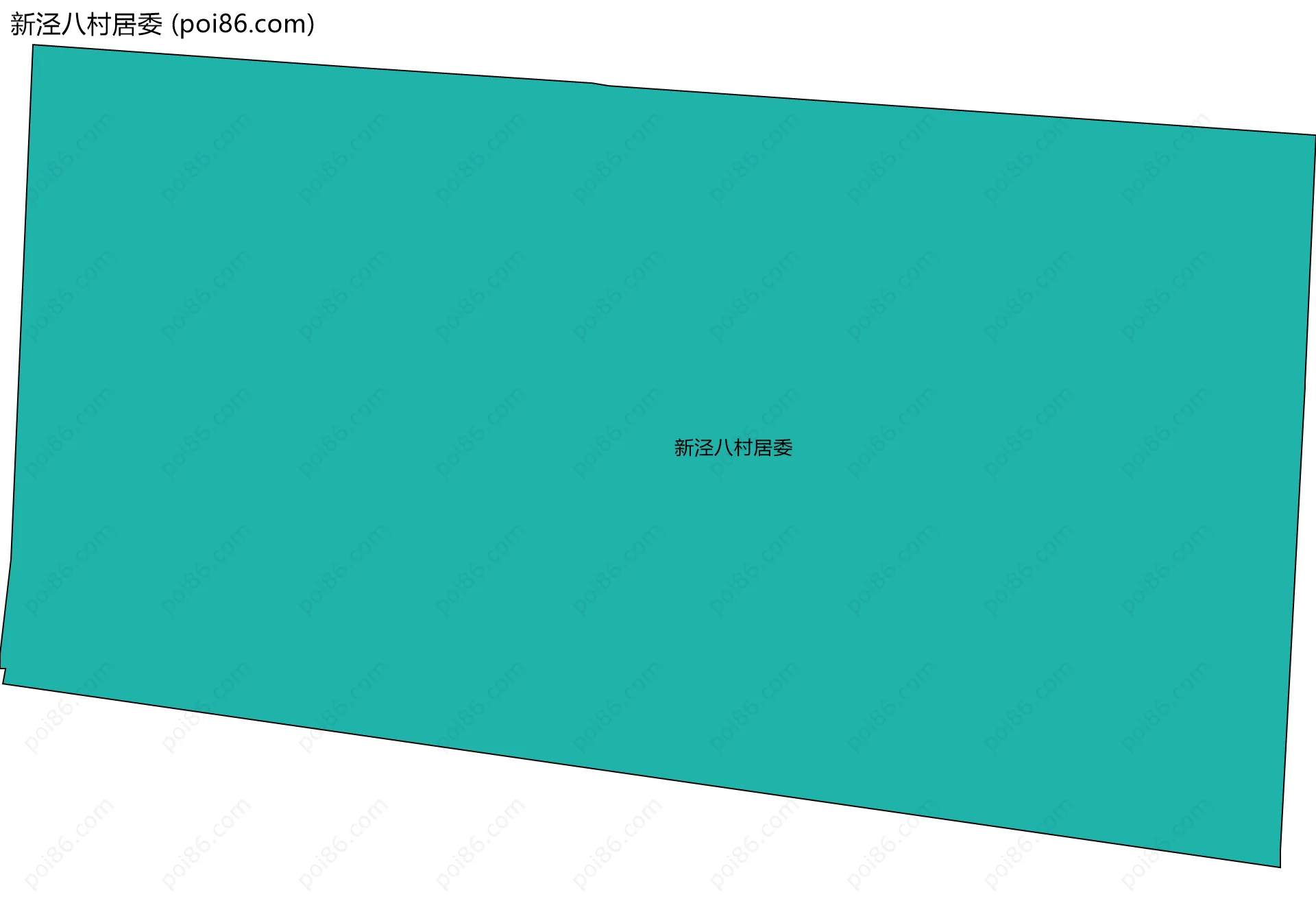 新泾八村居委边界地图