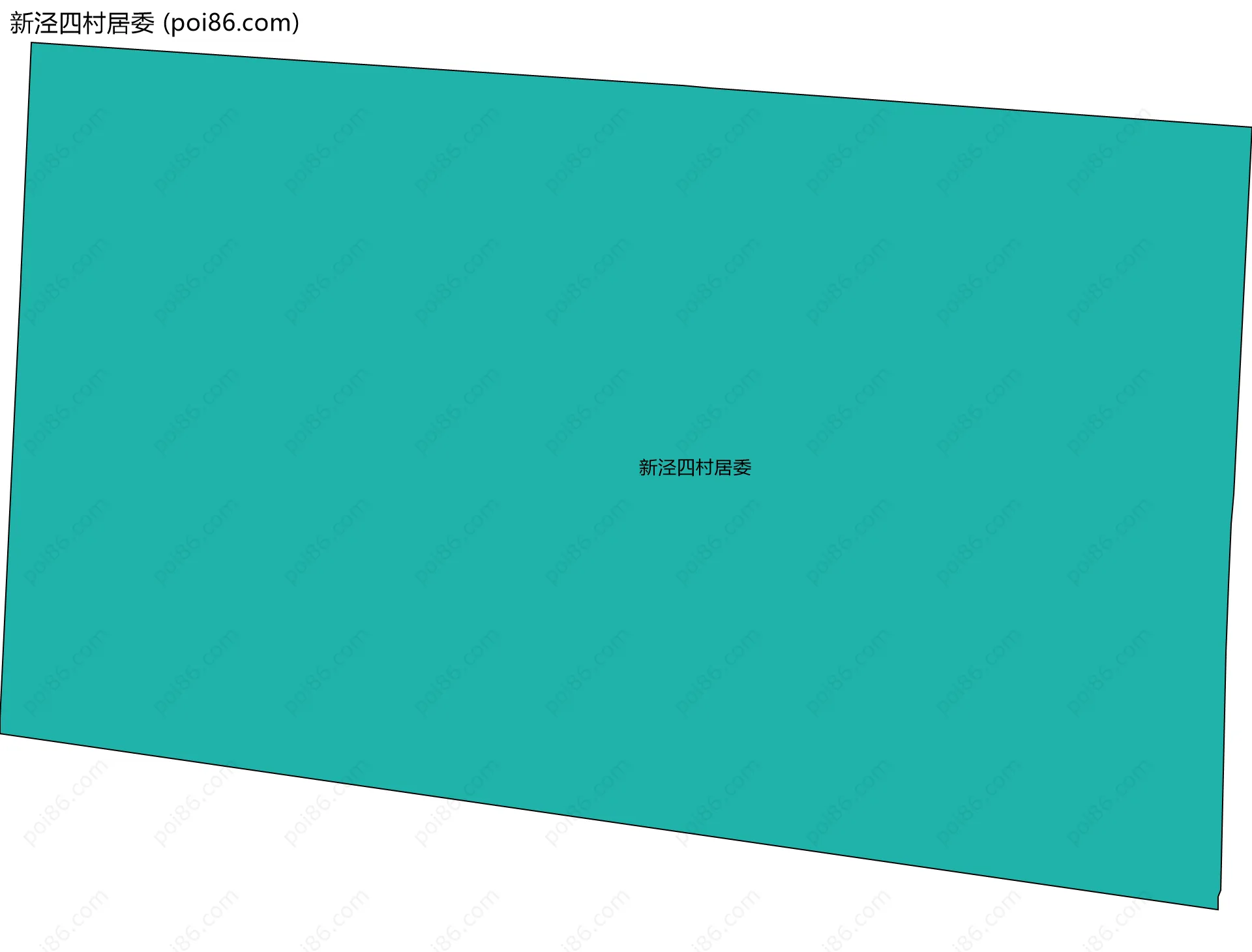 新泾四村居委边界地图