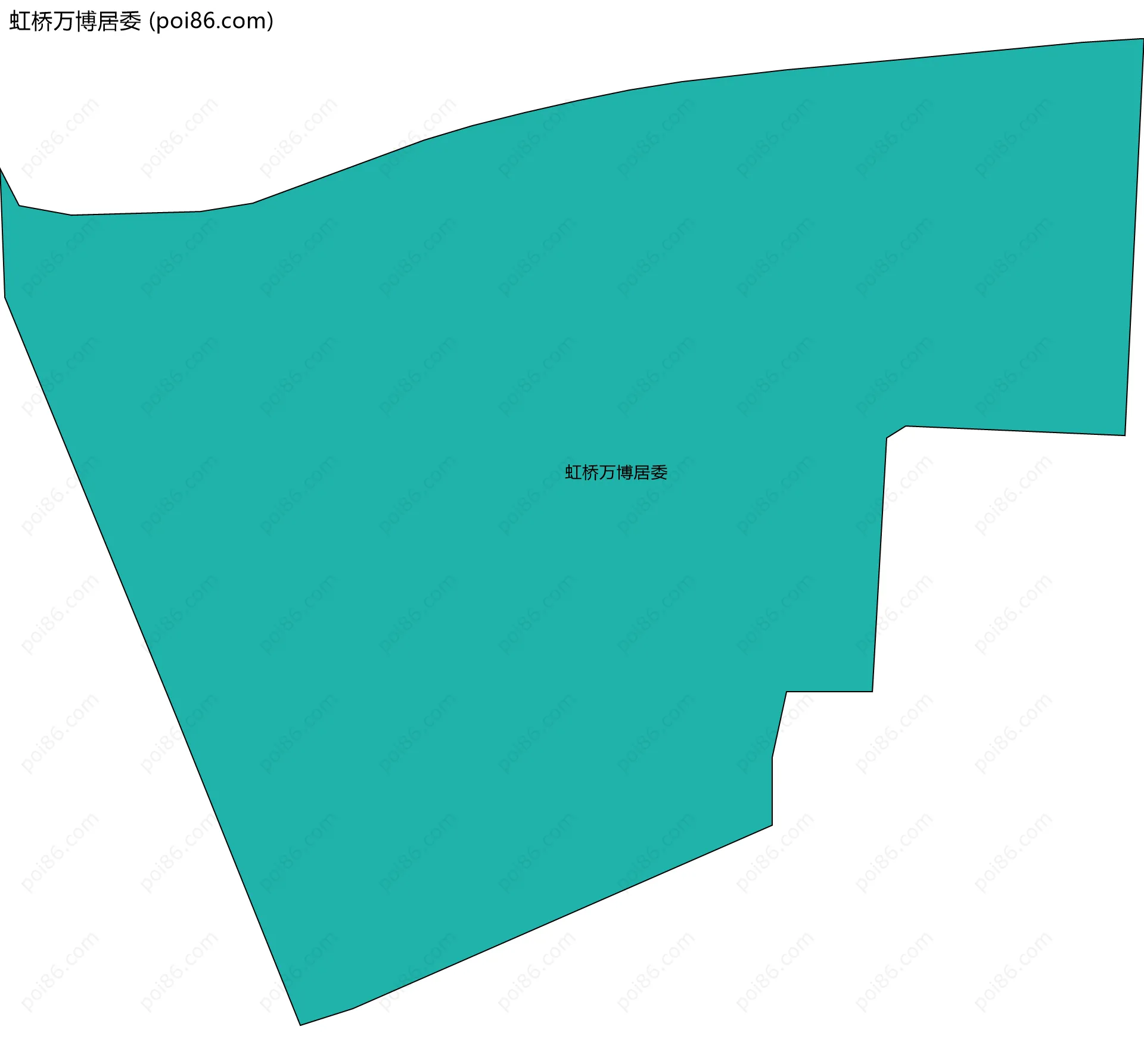 虹桥万博居委边界地图