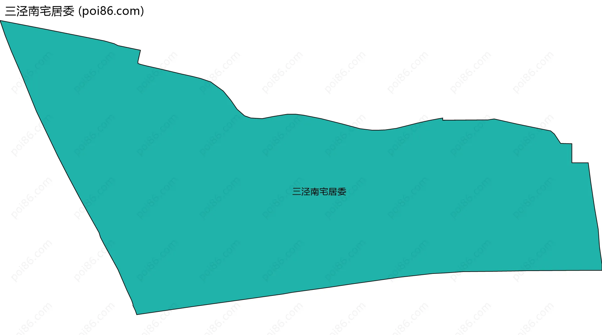 三泾南宅居委边界地图