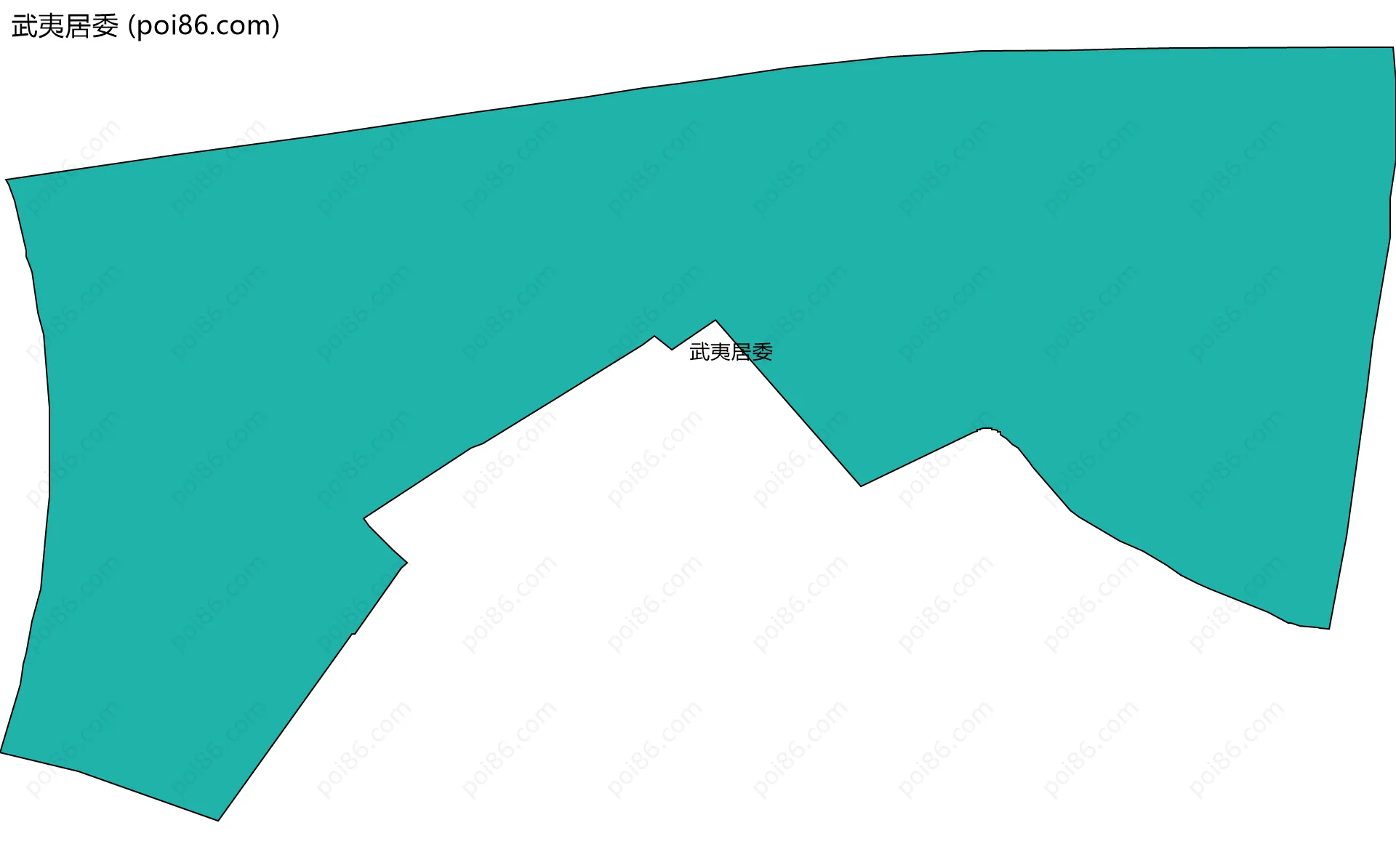 武夷居委边界地图