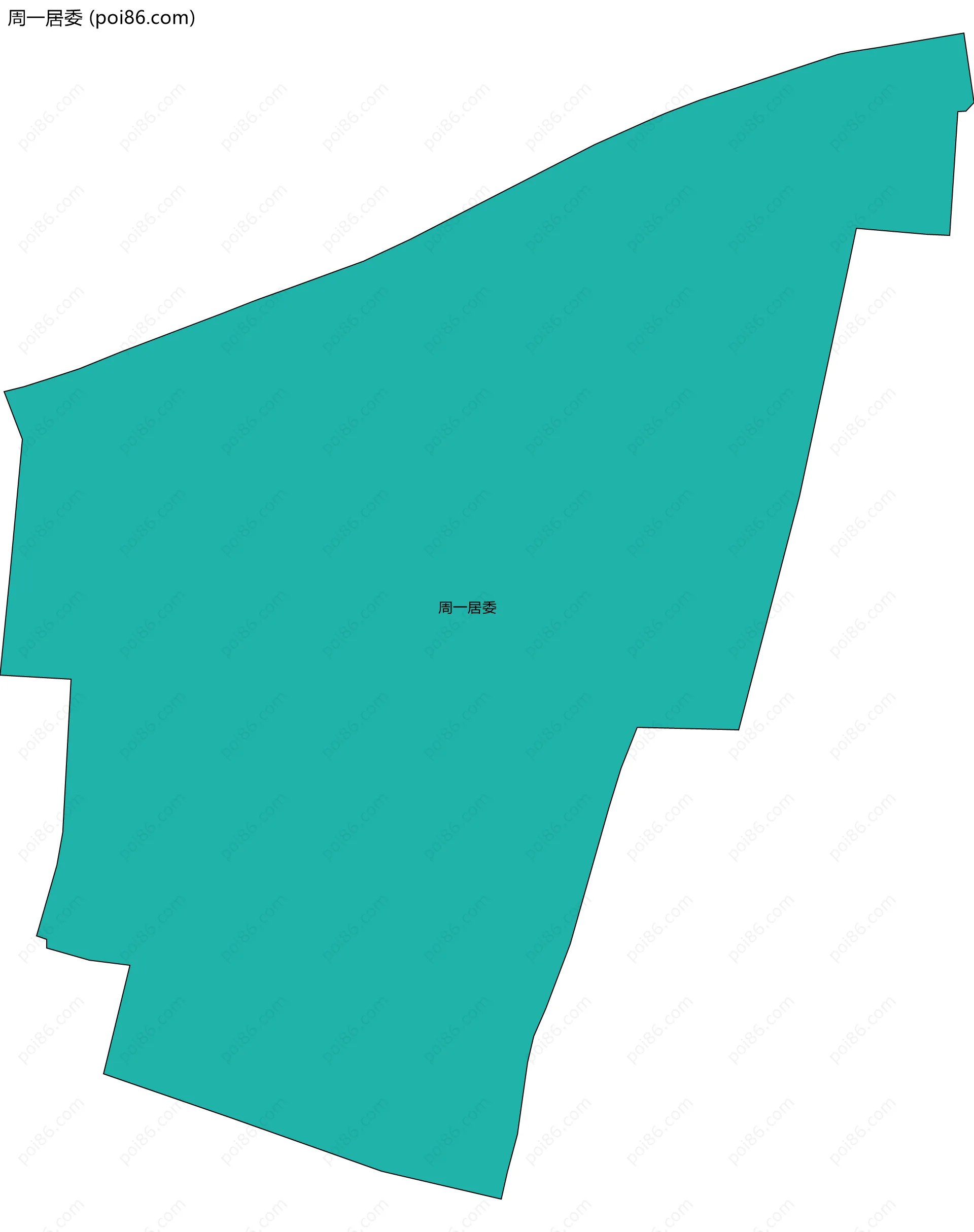 周一居委边界地图