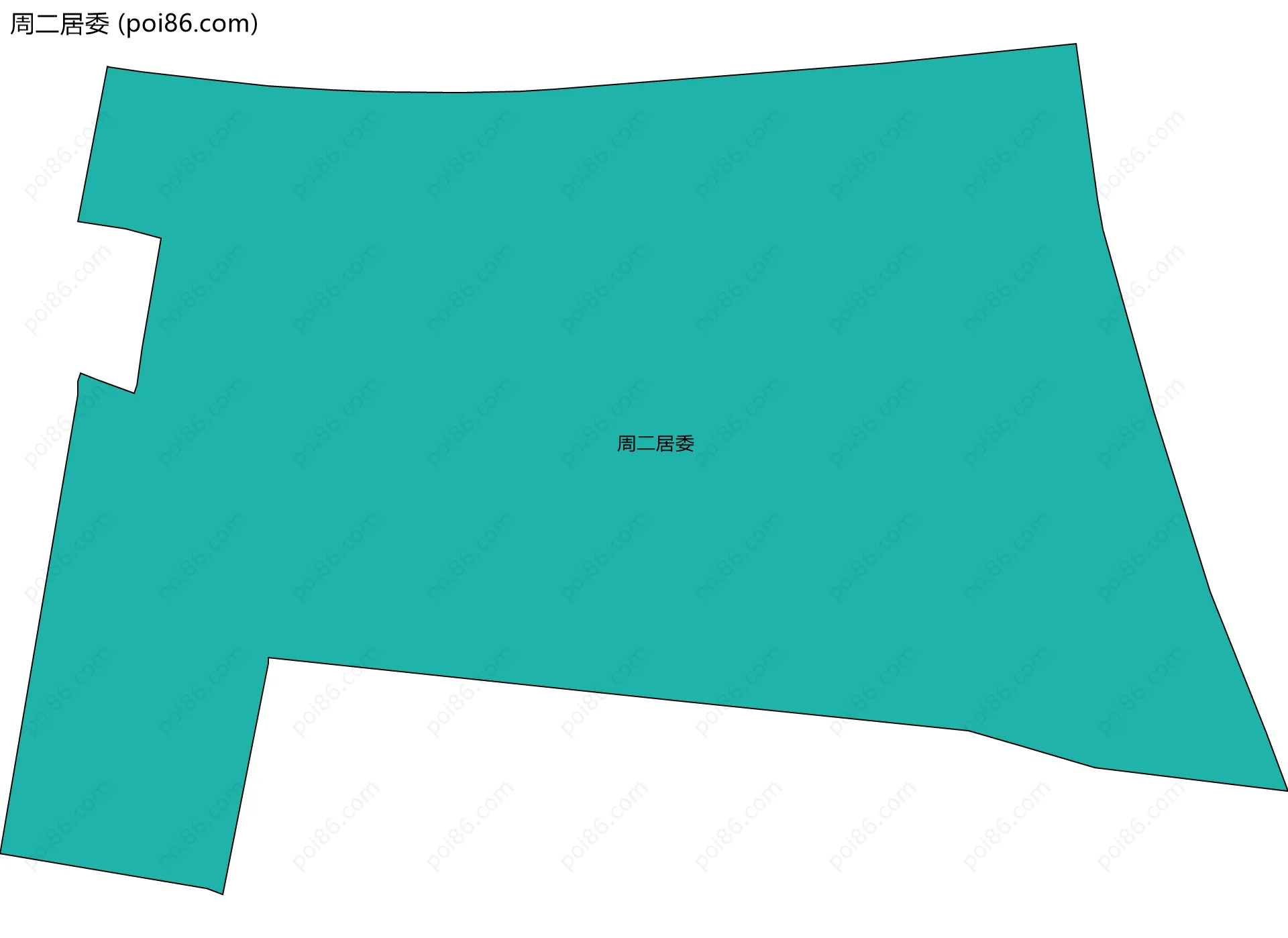 周二居委边界地图