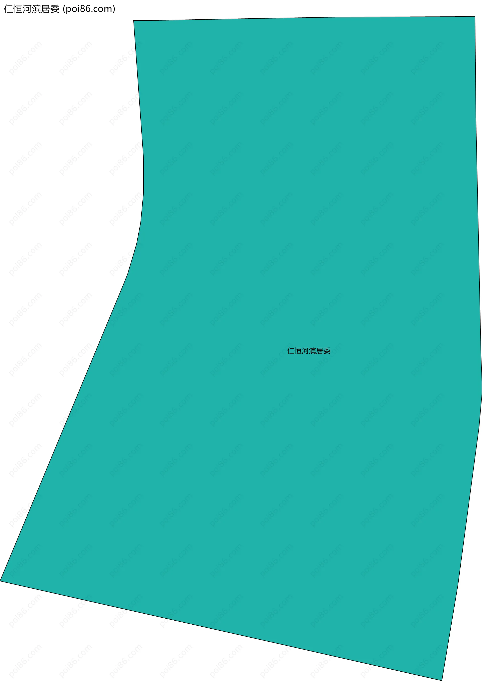 仁恒河滨居委边界地图