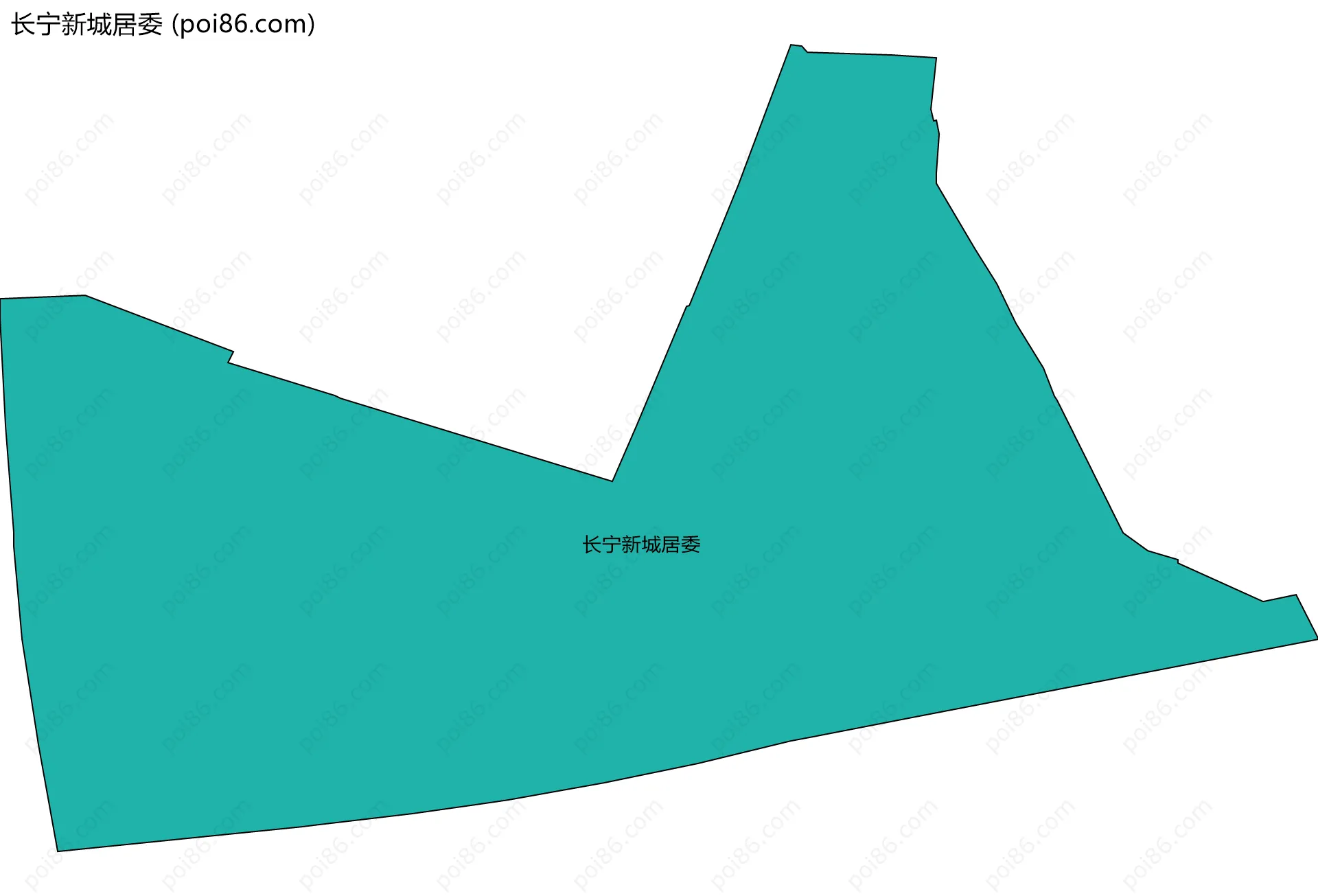 长宁新城居委边界地图