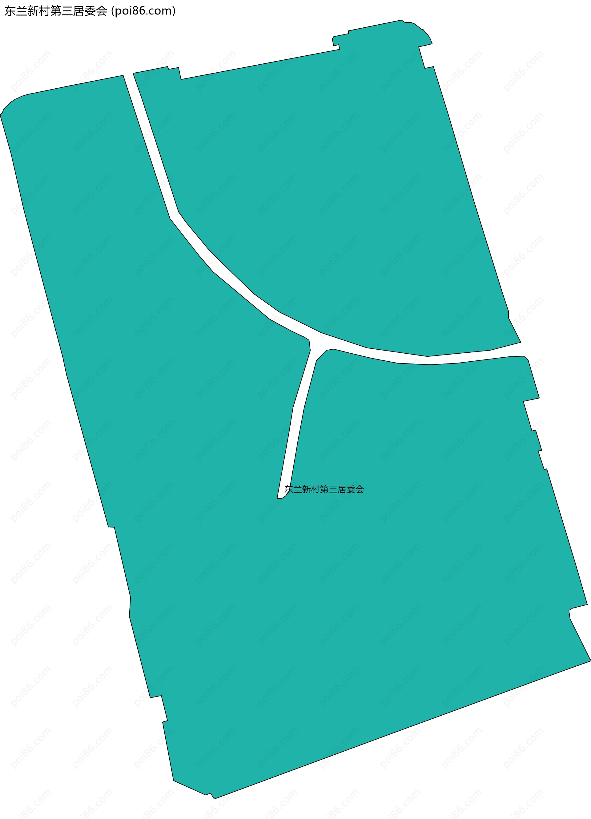 东兰新村第三居委会边界地图