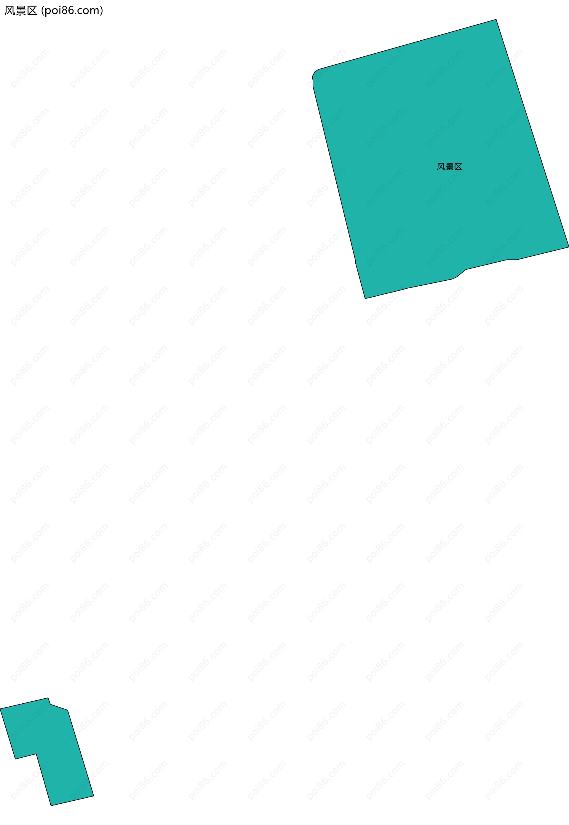 风景区边界地图