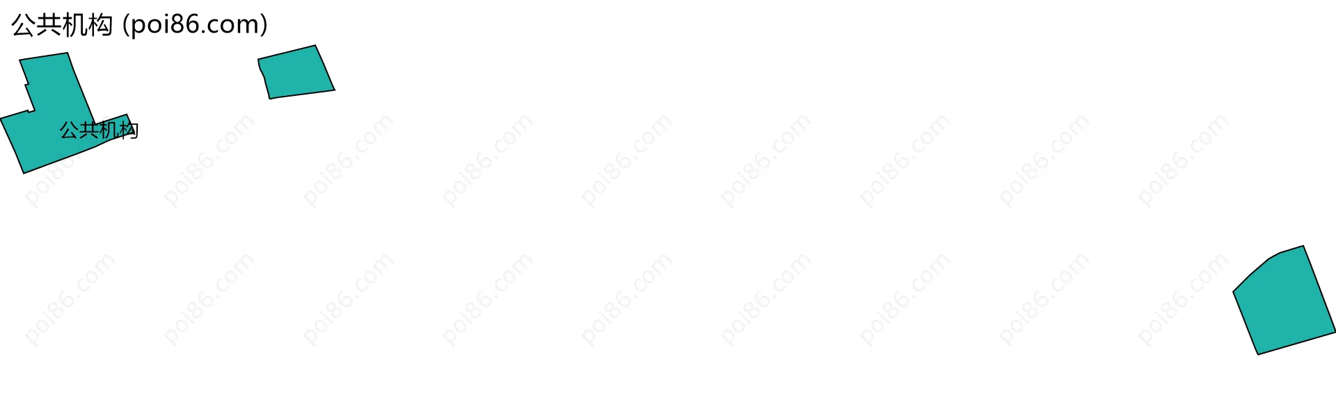 公共机构边界地图