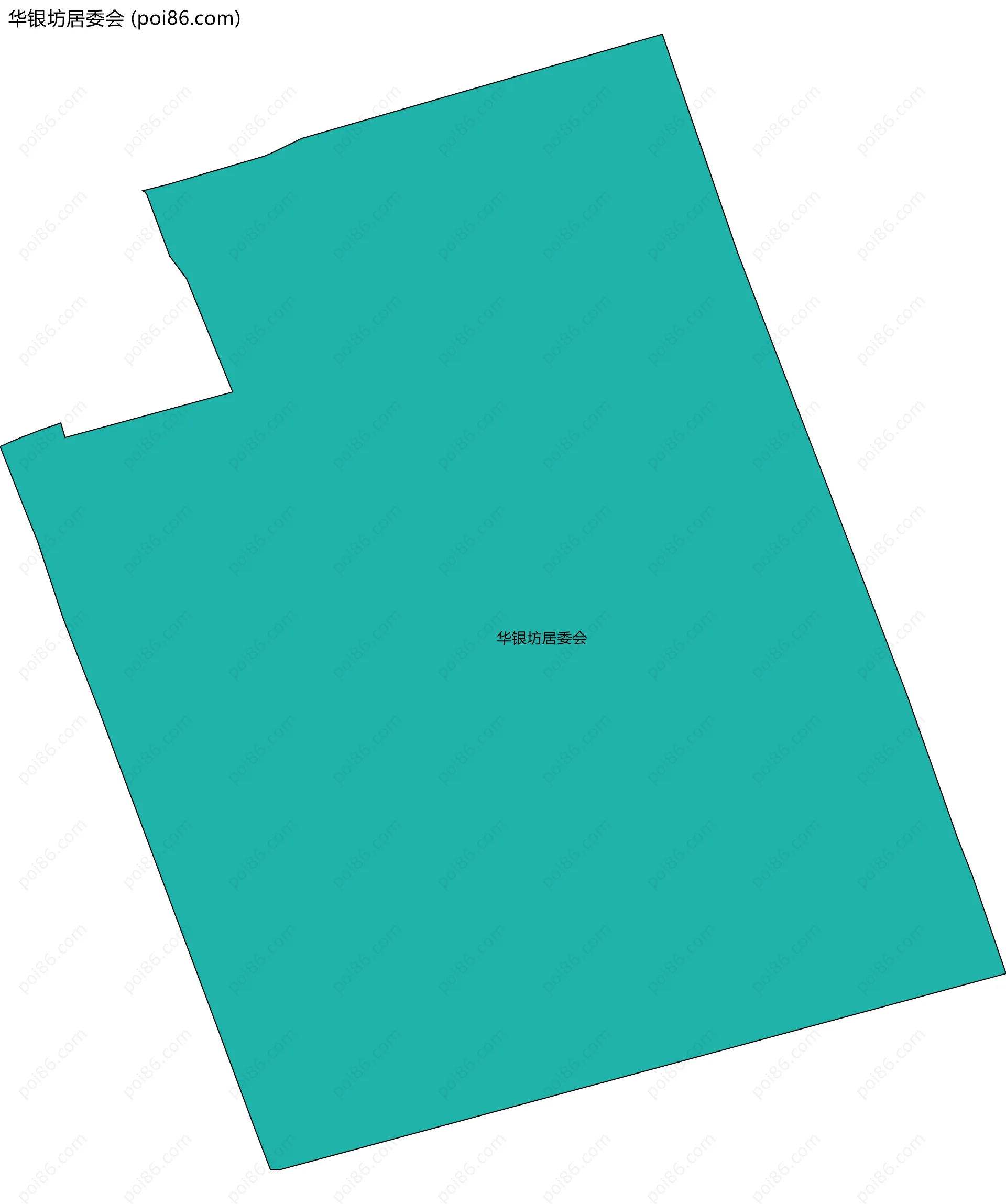 华银坊居委会边界地图